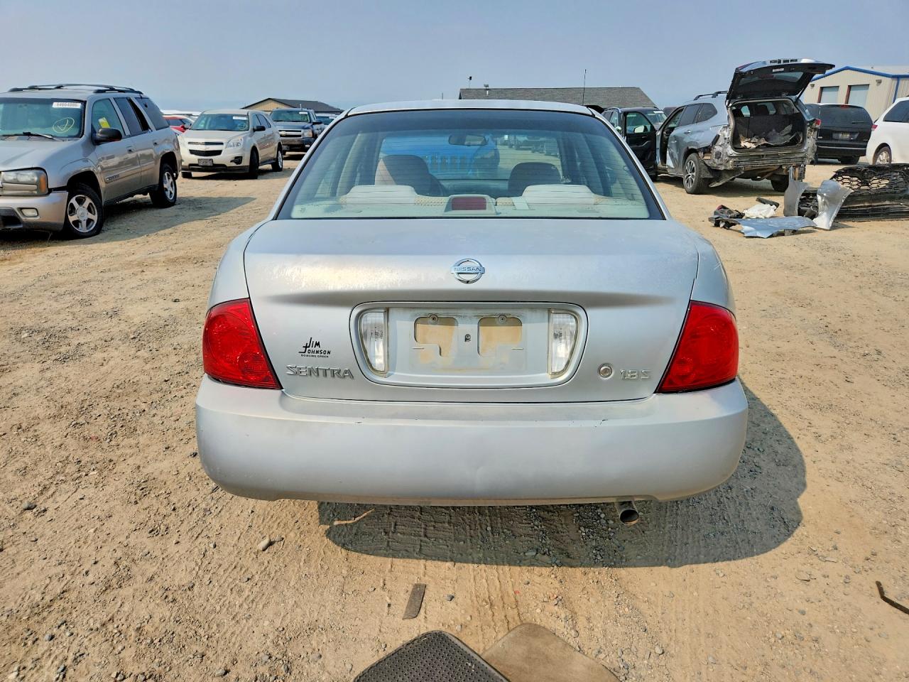 2004 Nissan Sentra 1.8 Silver vin: 3N1CB51D14L843853