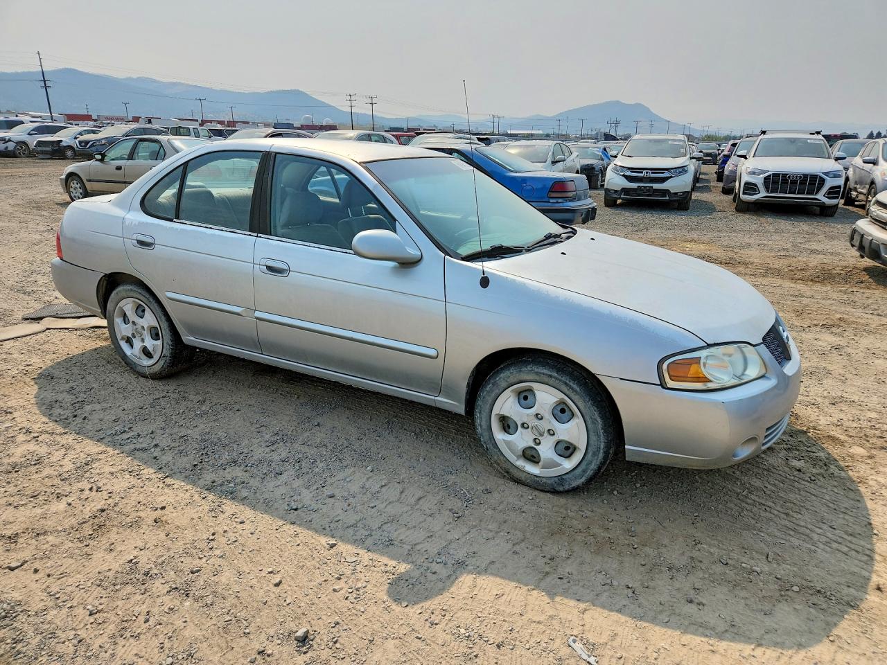 2004 Nissan Sentra 1.8 Silver vin: 3N1CB51D14L843853