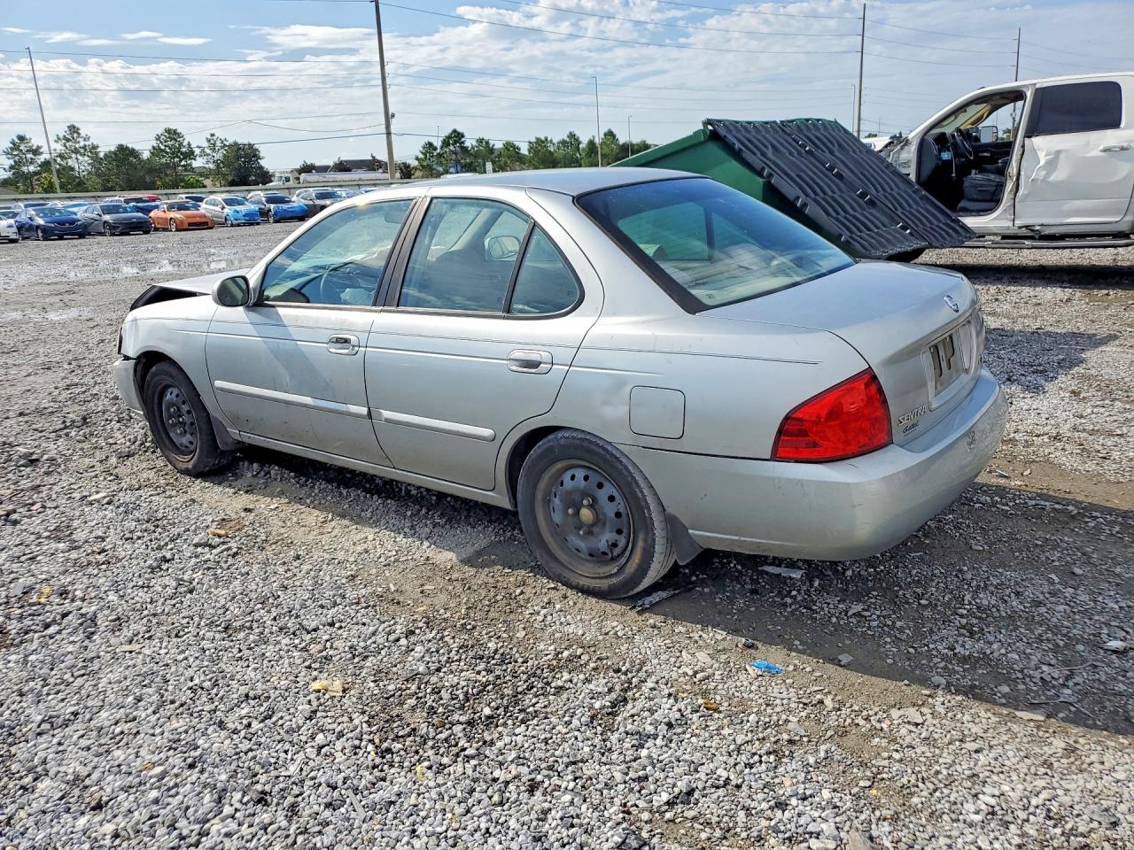 2004 Nissan Sentra 1.8 Silver vin: 3N1CB51D14L915649