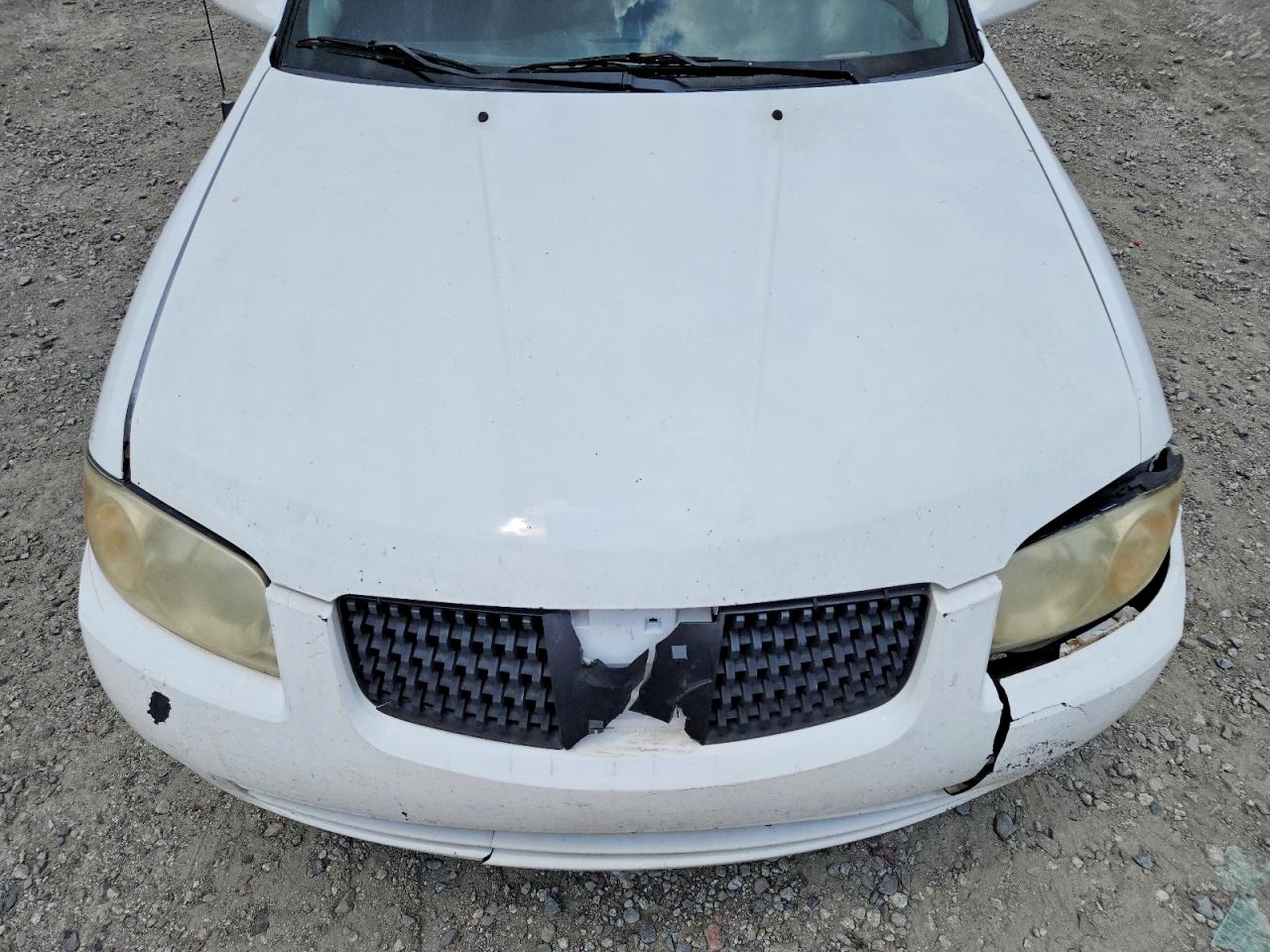 2005 Nissan Sentra 1.8 White vin: 3N1CB51D15L585612