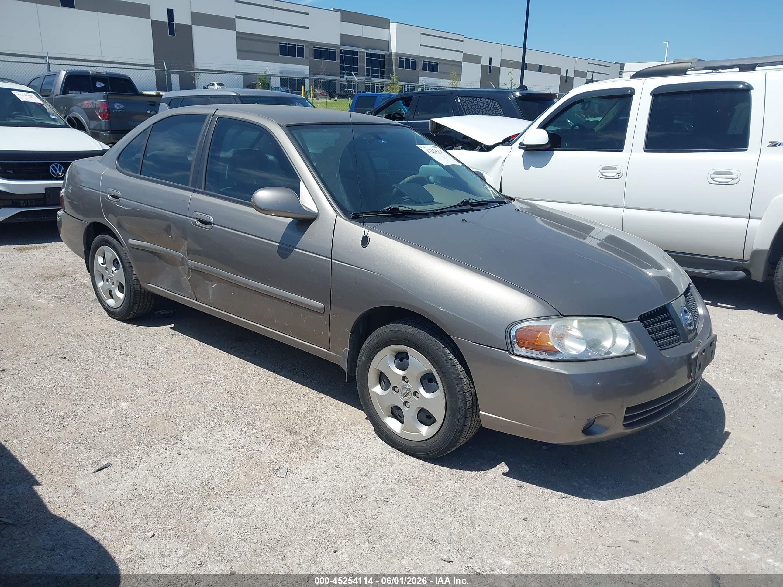 2005 Nissan Sentra 1.8s Gray vin: 3N1CB51D15L587263