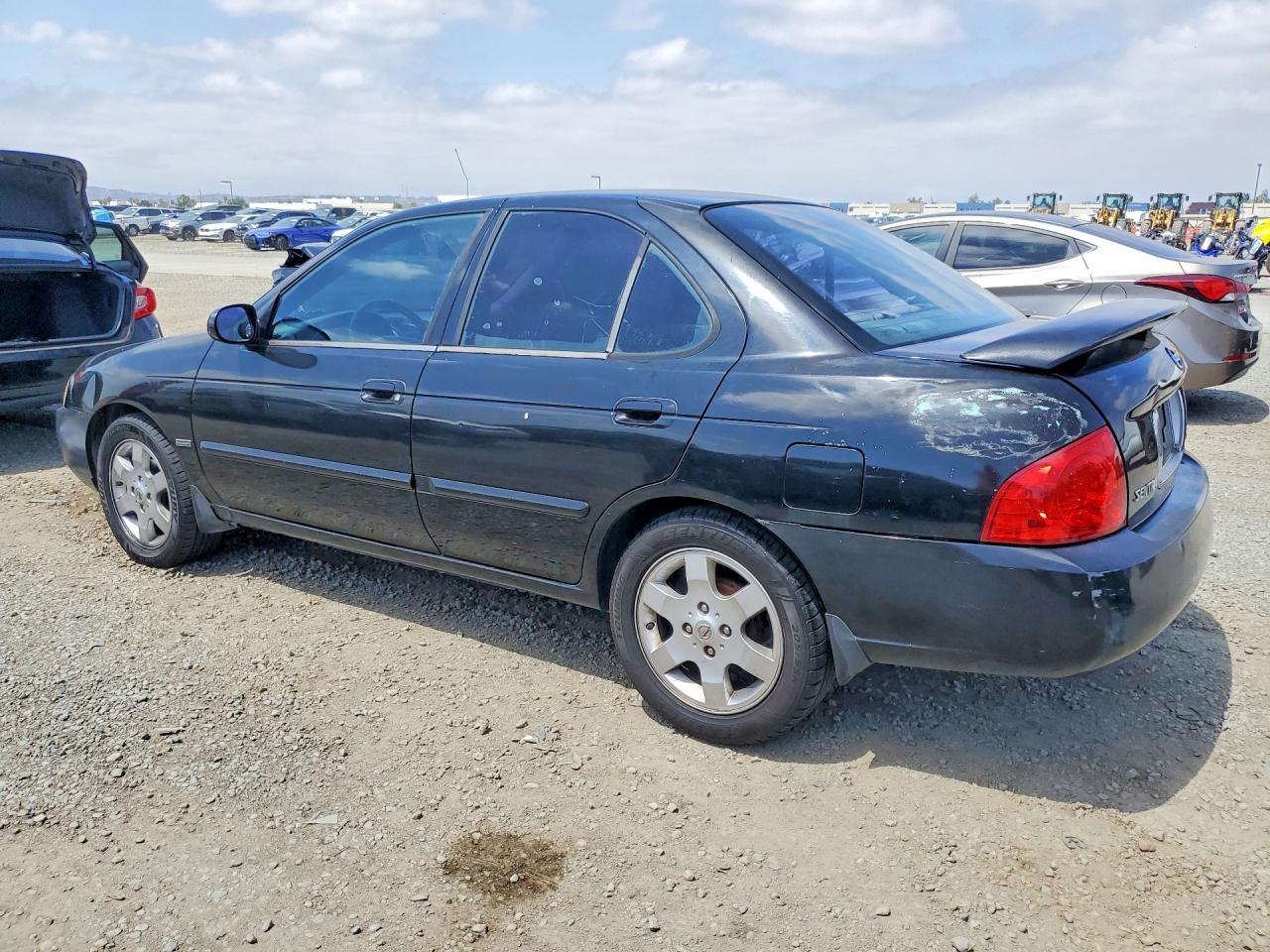 2006 Nissan Sentra 1.8 Черный vin: 3N1CB51D16L542597