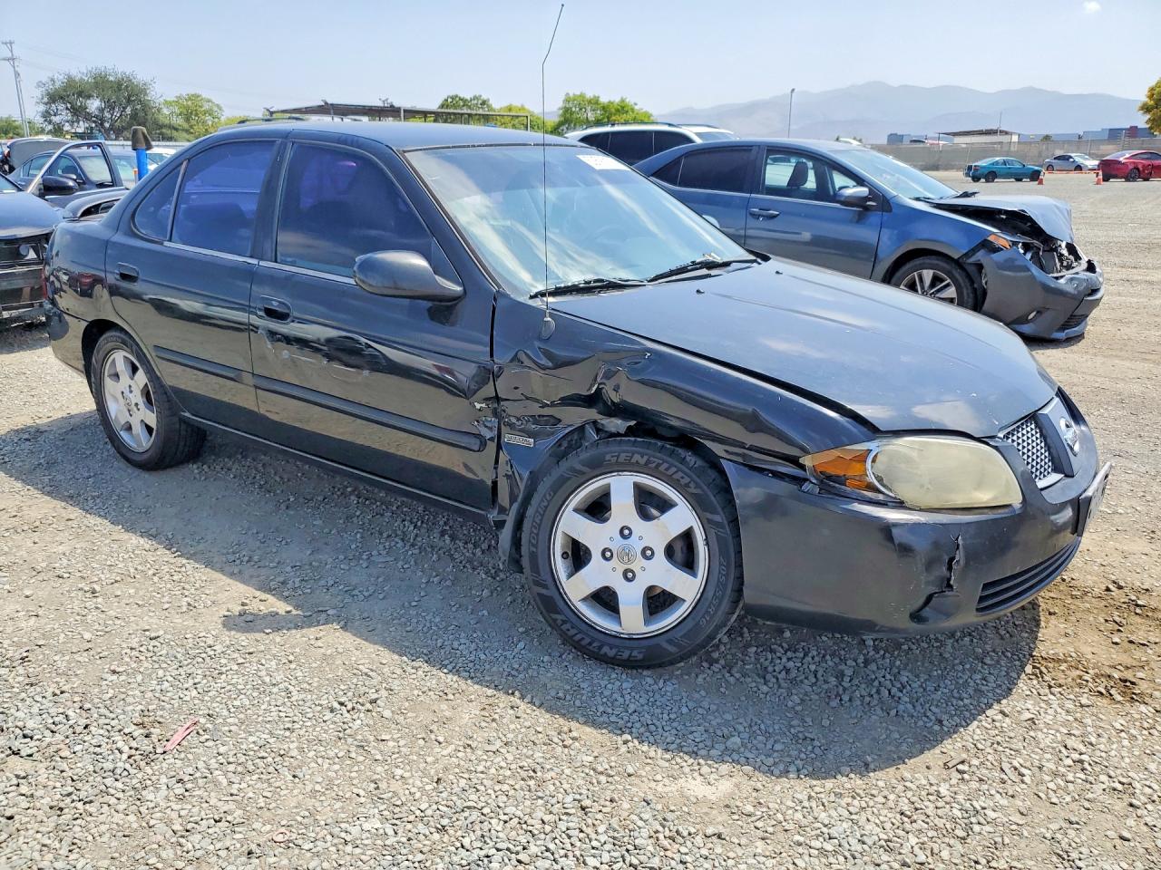 2006 Nissan Sentra 1.8 Черный vin: 3N1CB51D16L542597