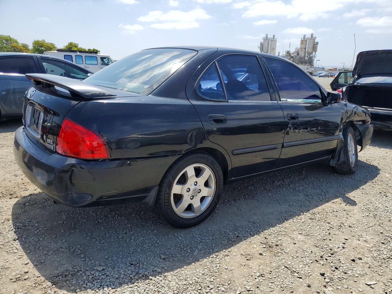2006 Nissan Sentra 1.8 Черный vin: 3N1CB51D16L542597