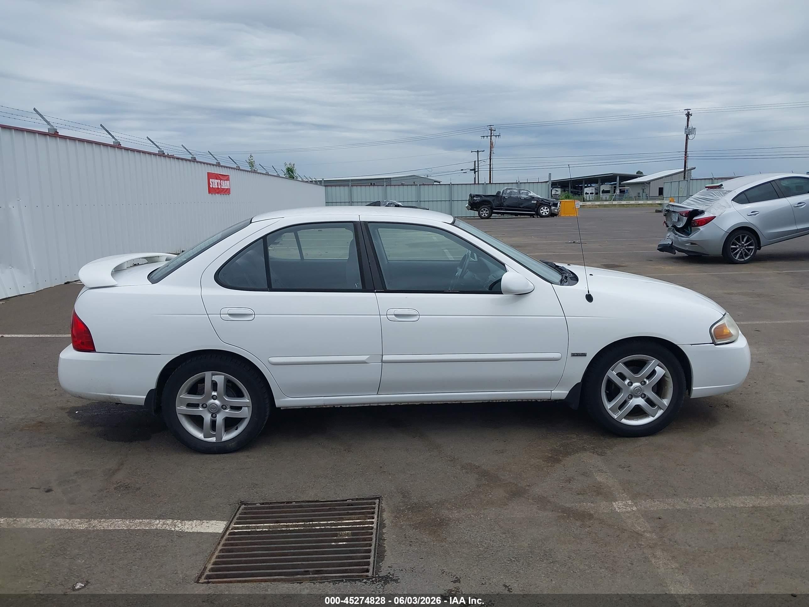 2006 Nissan Sentra 1.8s White vin: 3N1CB51D16L552093
