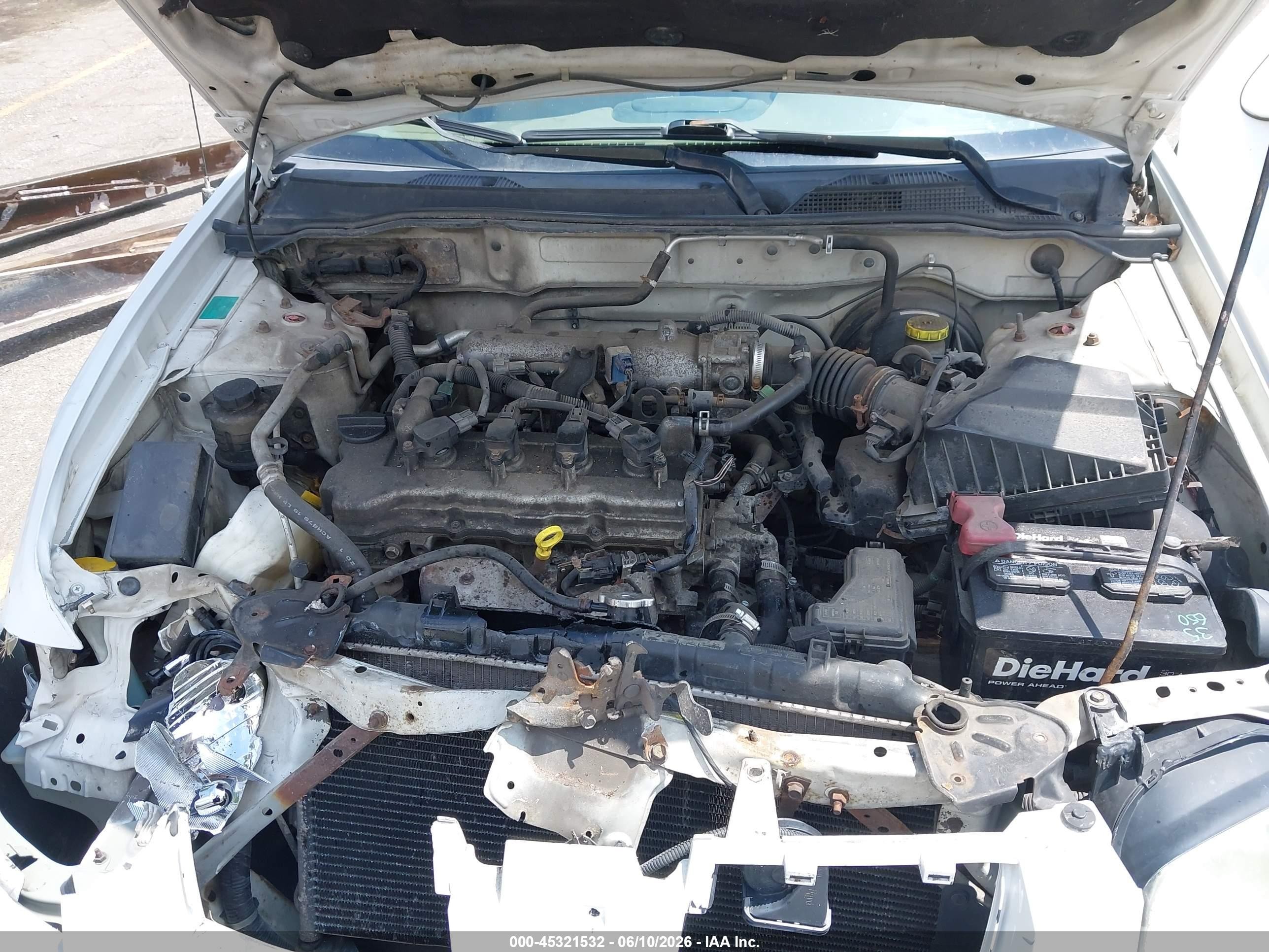 2006 Nissan Sentra 1.8s White vin: 3N1CB51D16L565992