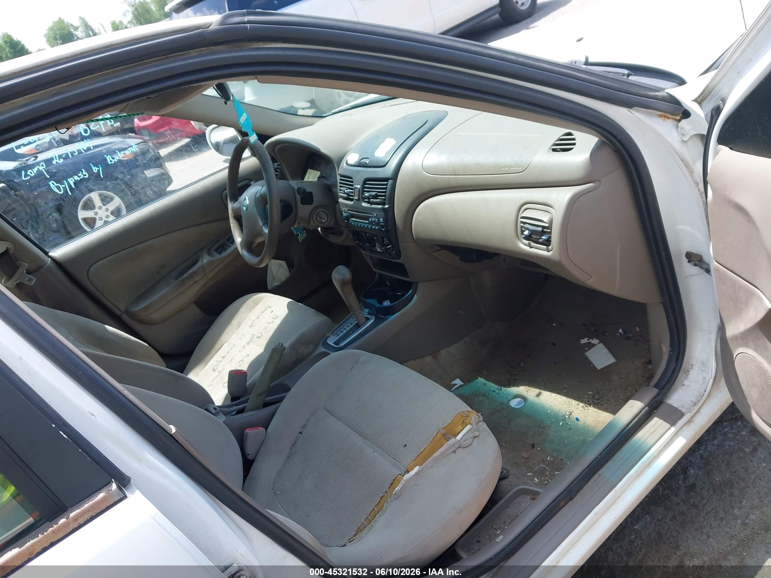 2006 Nissan Sentra 1.8s White vin: 3N1CB51D16L565992
