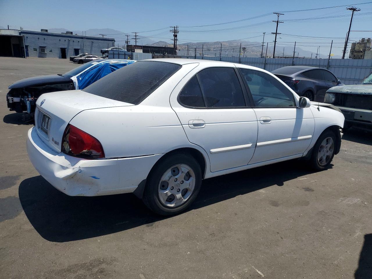 2006 Nissan Sentra 1.8 White vin: 3N1CB51D16L604256