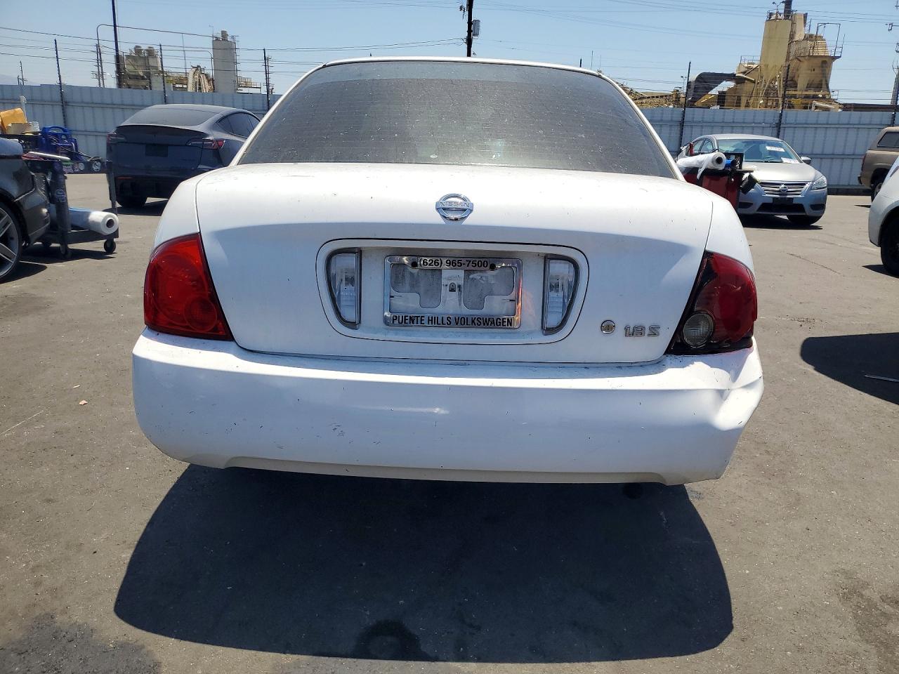 2006 Nissan Sentra 1.8 White vin: 3N1CB51D16L604256