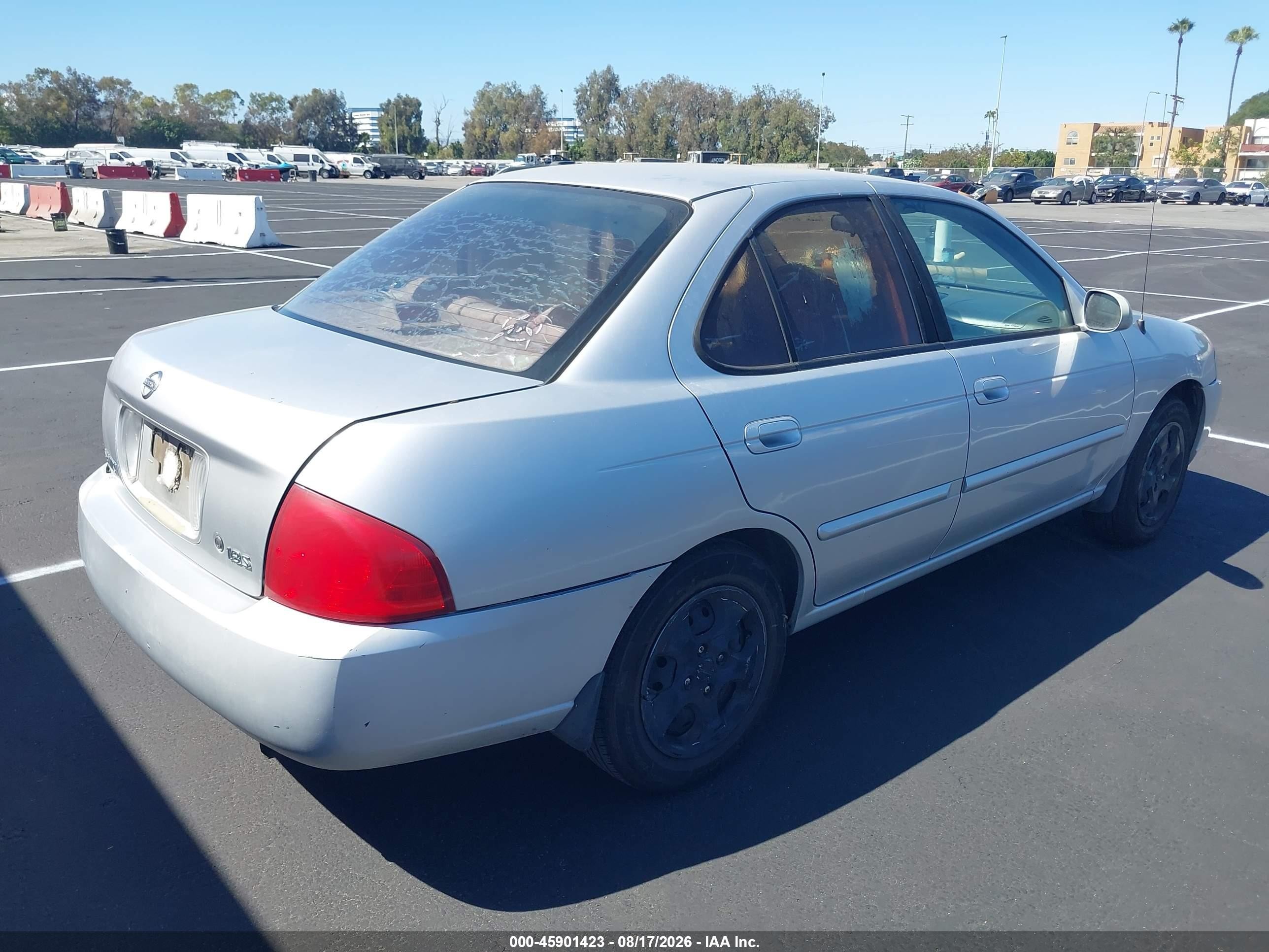 2006 Nissan Sentra 1.8s Silver vin: 3N1CB51D16L628895