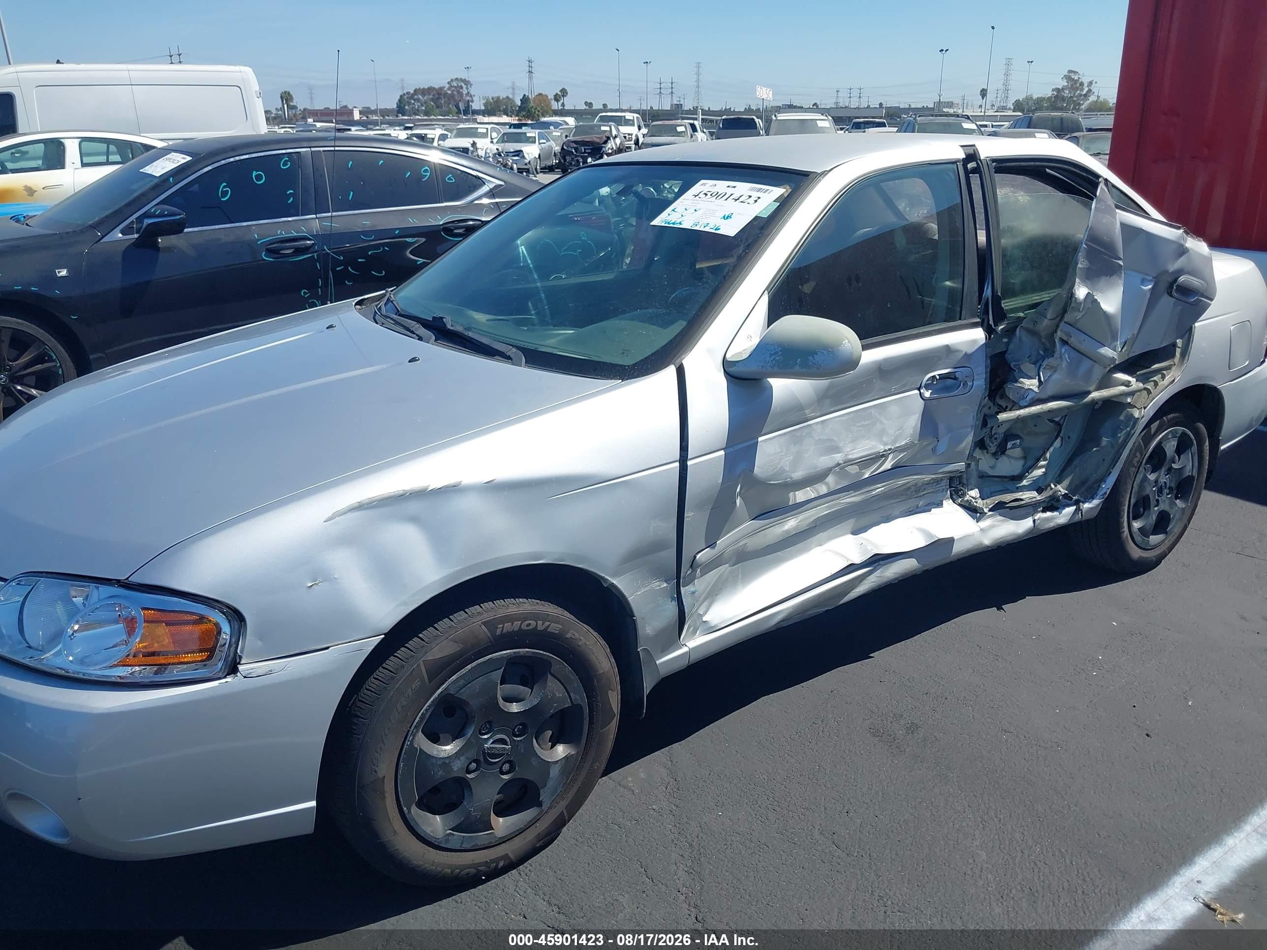 2006 Nissan Sentra 1.8s Silver vin: 3N1CB51D16L628895