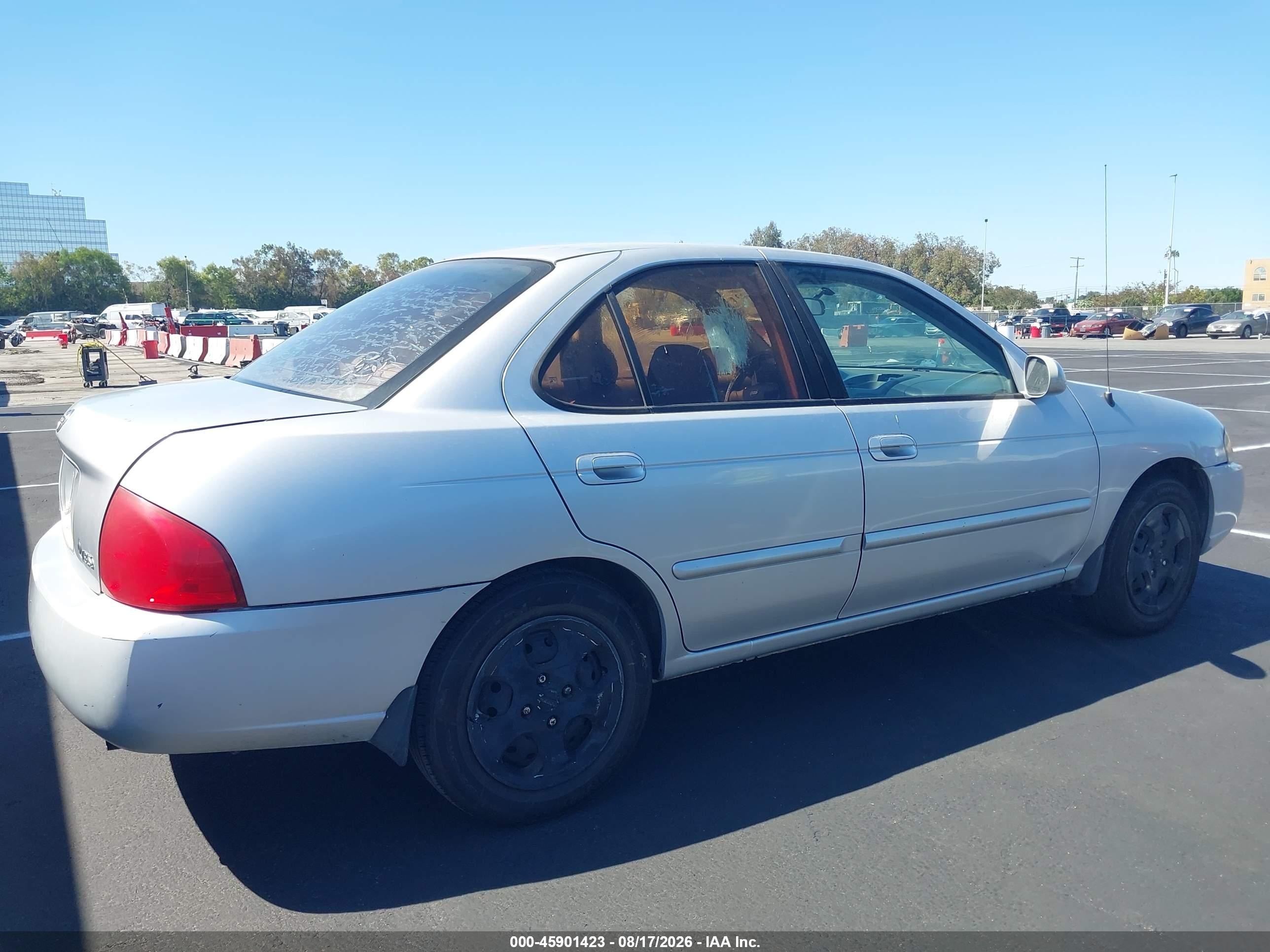 2006 Nissan Sentra 1.8s Silver vin: 3N1CB51D16L628895