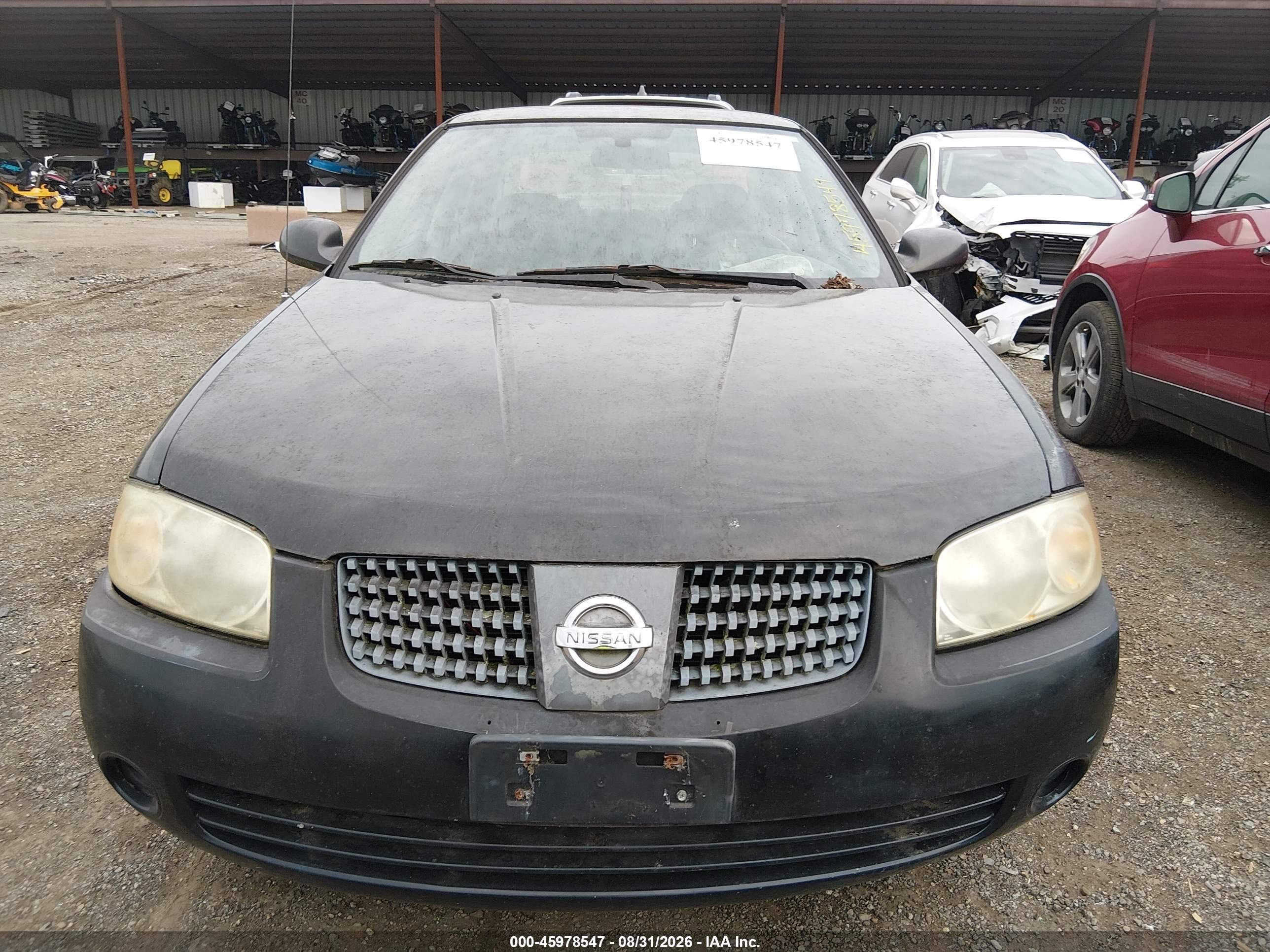 2006 Nissan Sentra 1.8s Черный vin: 3N1CB51D16L629092