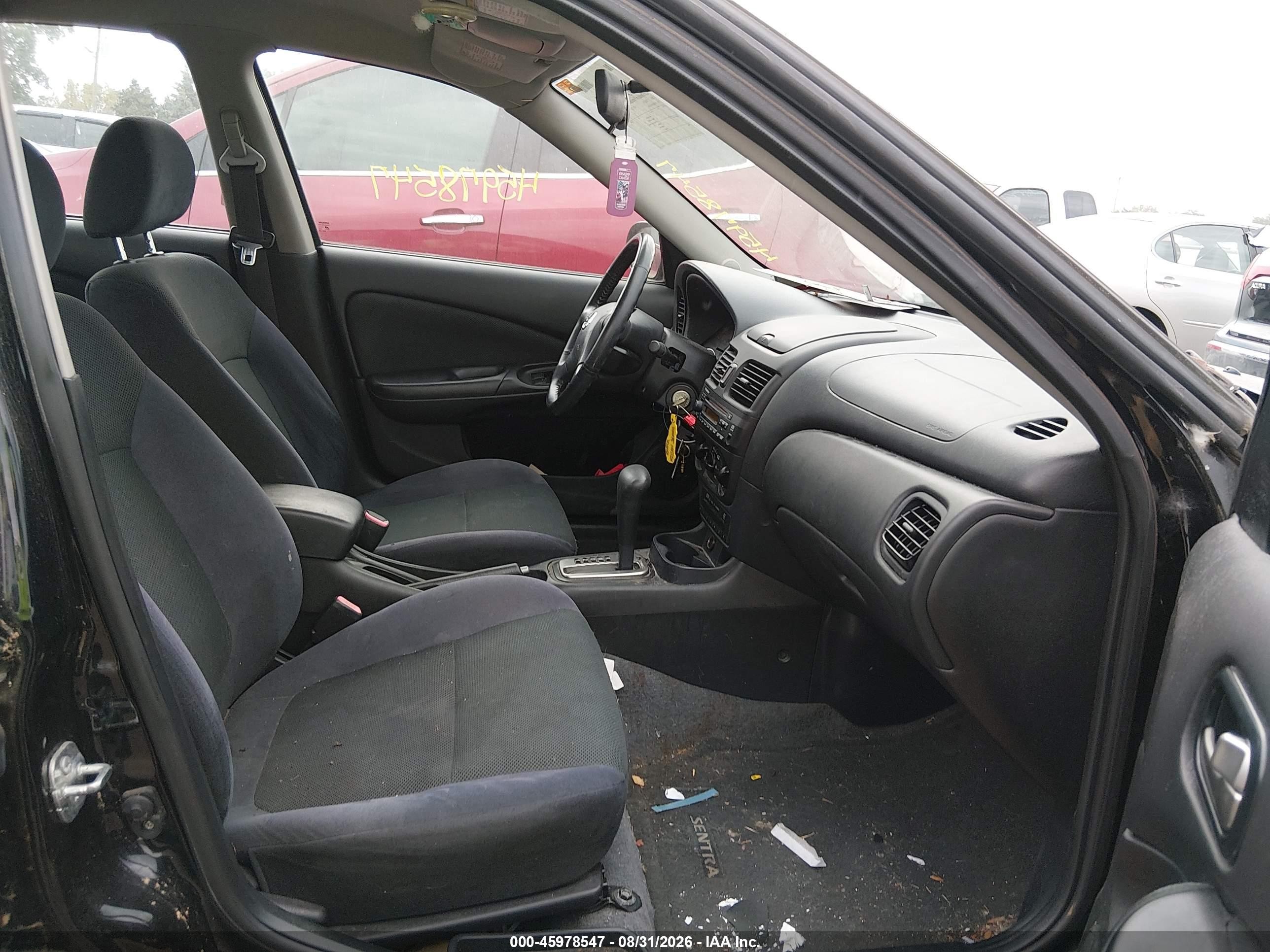 2006 Nissan Sentra 1.8s Черный vin: 3N1CB51D16L629092