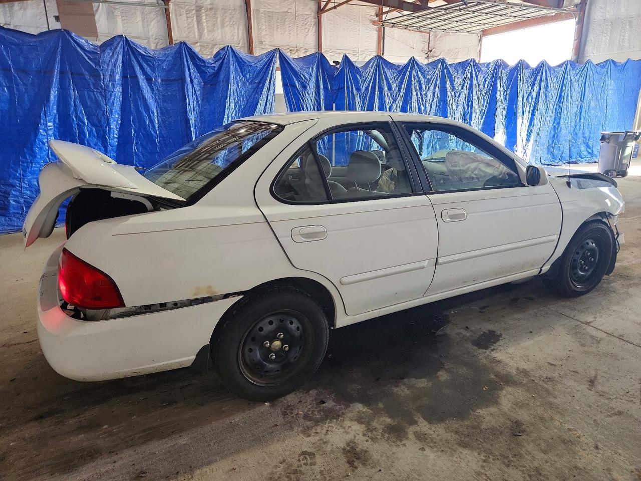 2006 Nissan Sentra 1.8 White vin: 3N1CB51D16L637113