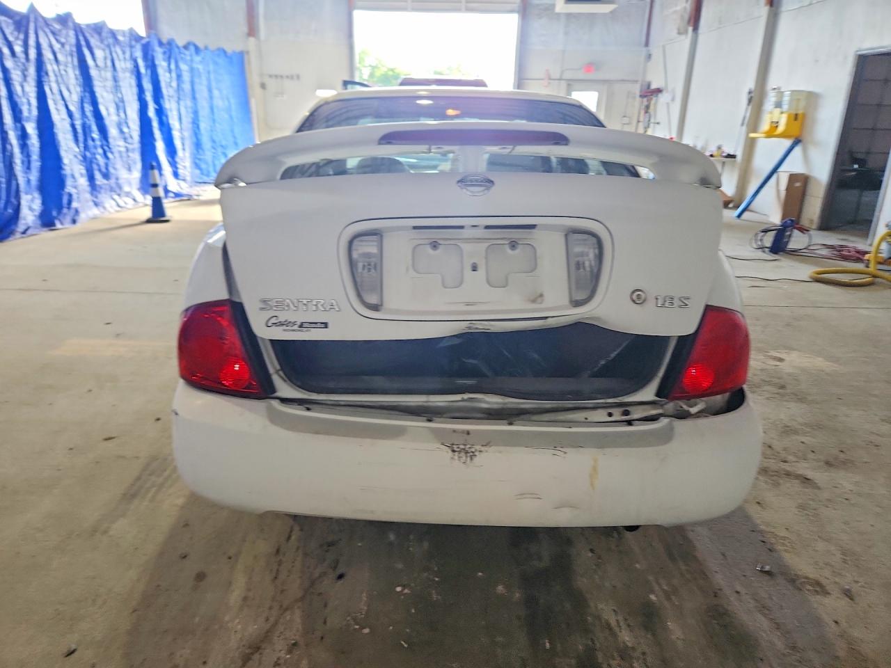 2006 Nissan Sentra 1.8 White vin: 3N1CB51D16L637113