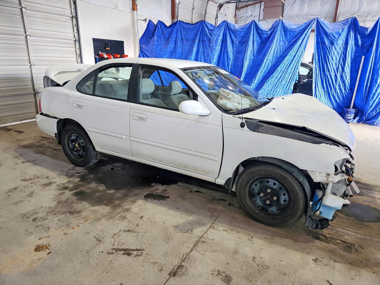 2006 Nissan Sentra 1.8 White vin: 3N1CB51D16L637113
