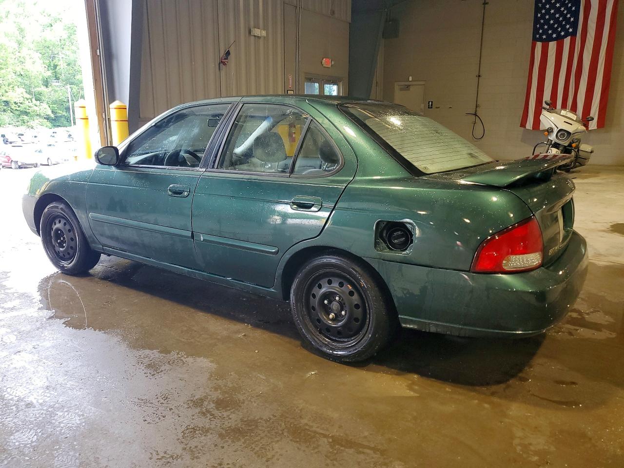 2000 Nissan Sentra Xe Зеленый vin: 3N1CB51D1YL303389