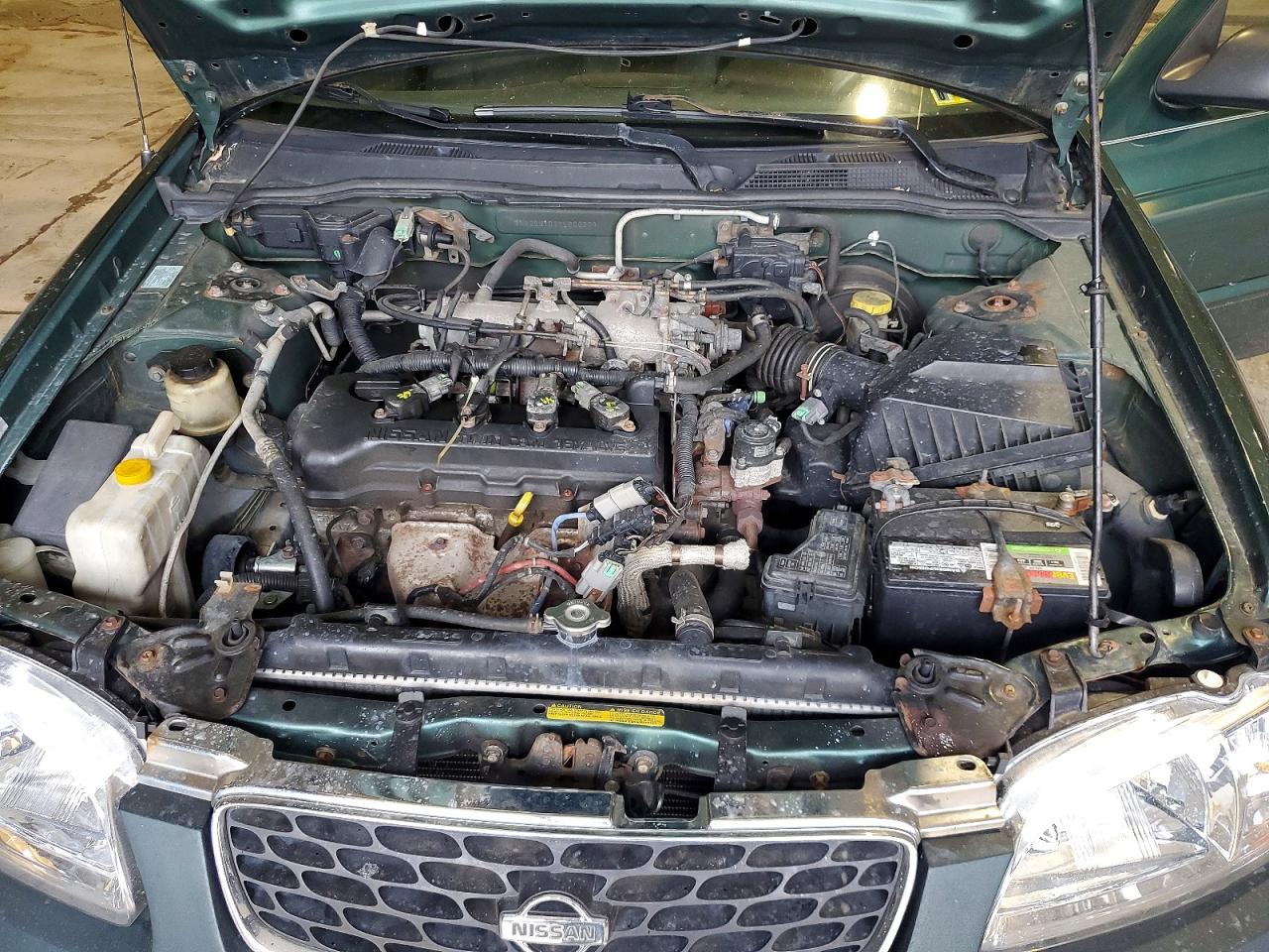 2000 Nissan Sentra Xe Зеленый vin: 3N1CB51D1YL303389