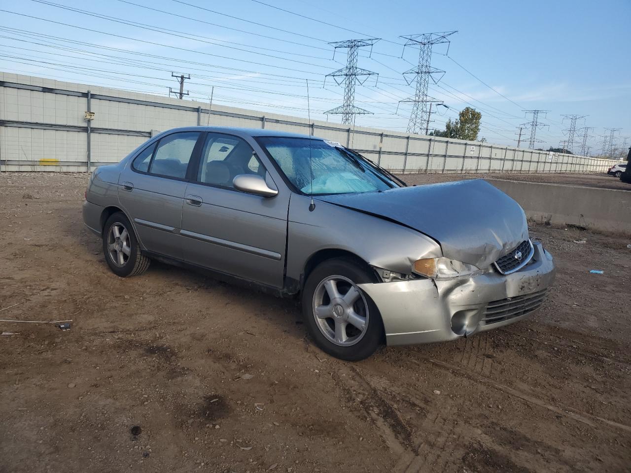 2000 Nissan Sentra Base Beige vin: 3N1CB51D1YL307832