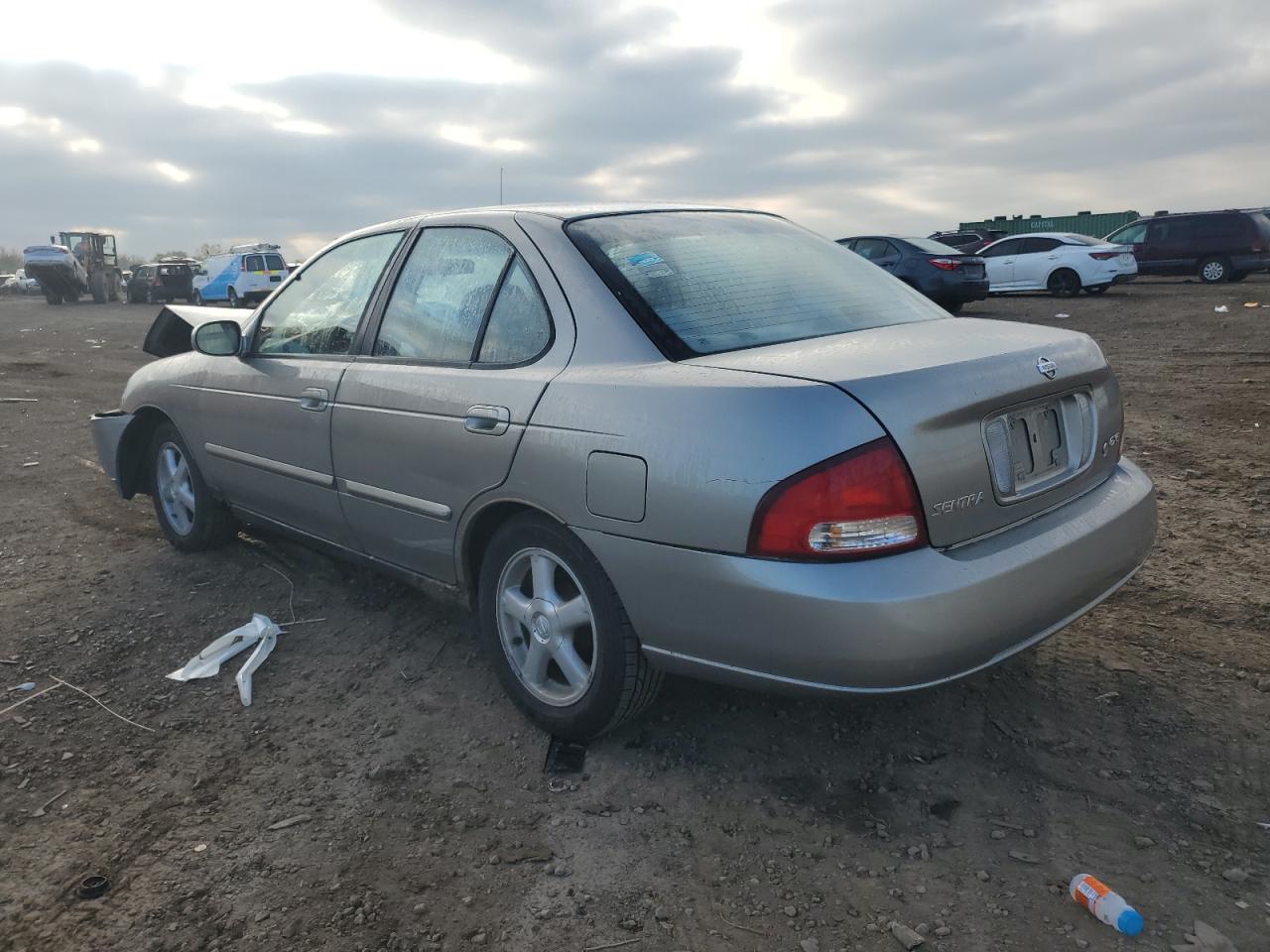 2000 Nissan Sentra Base Beige vin: 3N1CB51D1YL307832