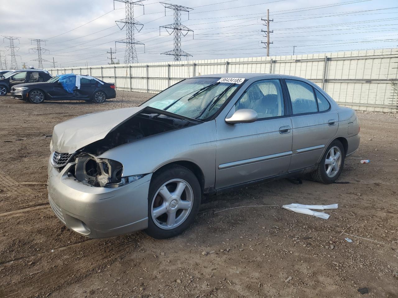 2000 Nissan Sentra Base Beige vin: 3N1CB51D1YL307832