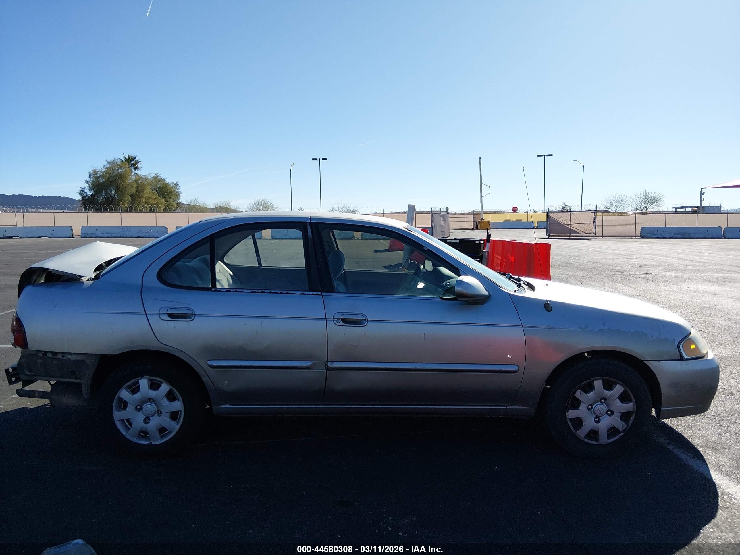 2000 Nissan Sentra Gxe/xe Silver vin: 3N1CB51D1YL317390