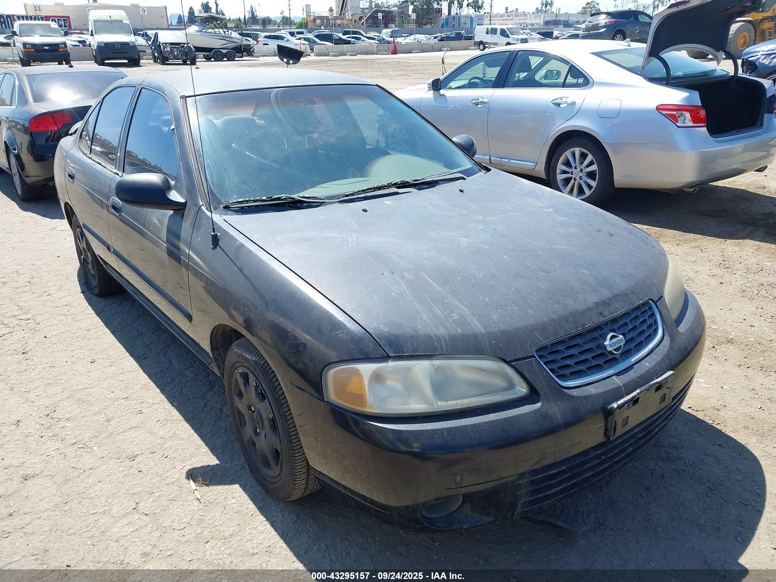 2000 Nissan Sentra Gxe/xe Black vin: 3N1CB51D1YL328177