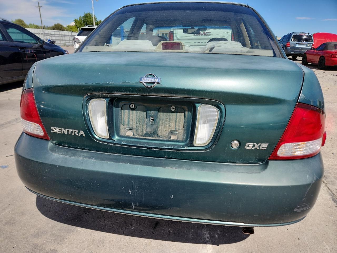2000 Nissan Sentra Base Green vin: 3N1CB51D1YL347960
