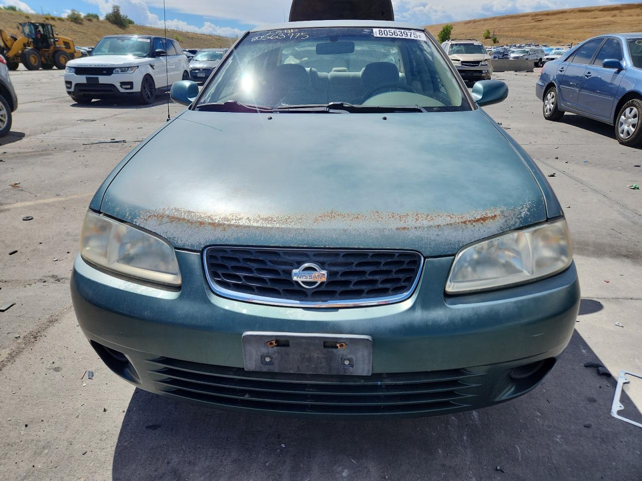 2000 Nissan Sentra Base Green vin: 3N1CB51D1YL347960