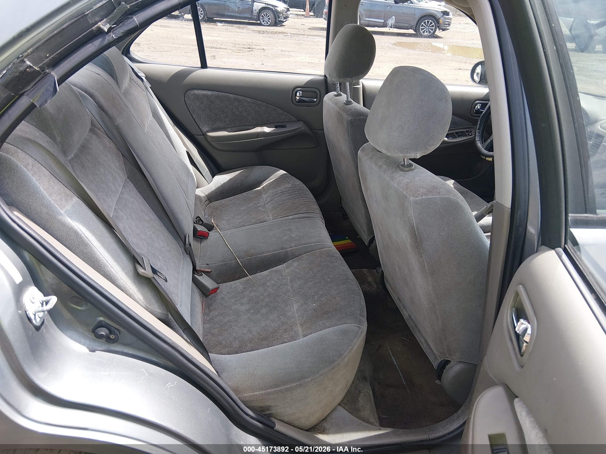 2001 Nissan Sentra Gxe Gray vin: 3N1CB51D21L498134