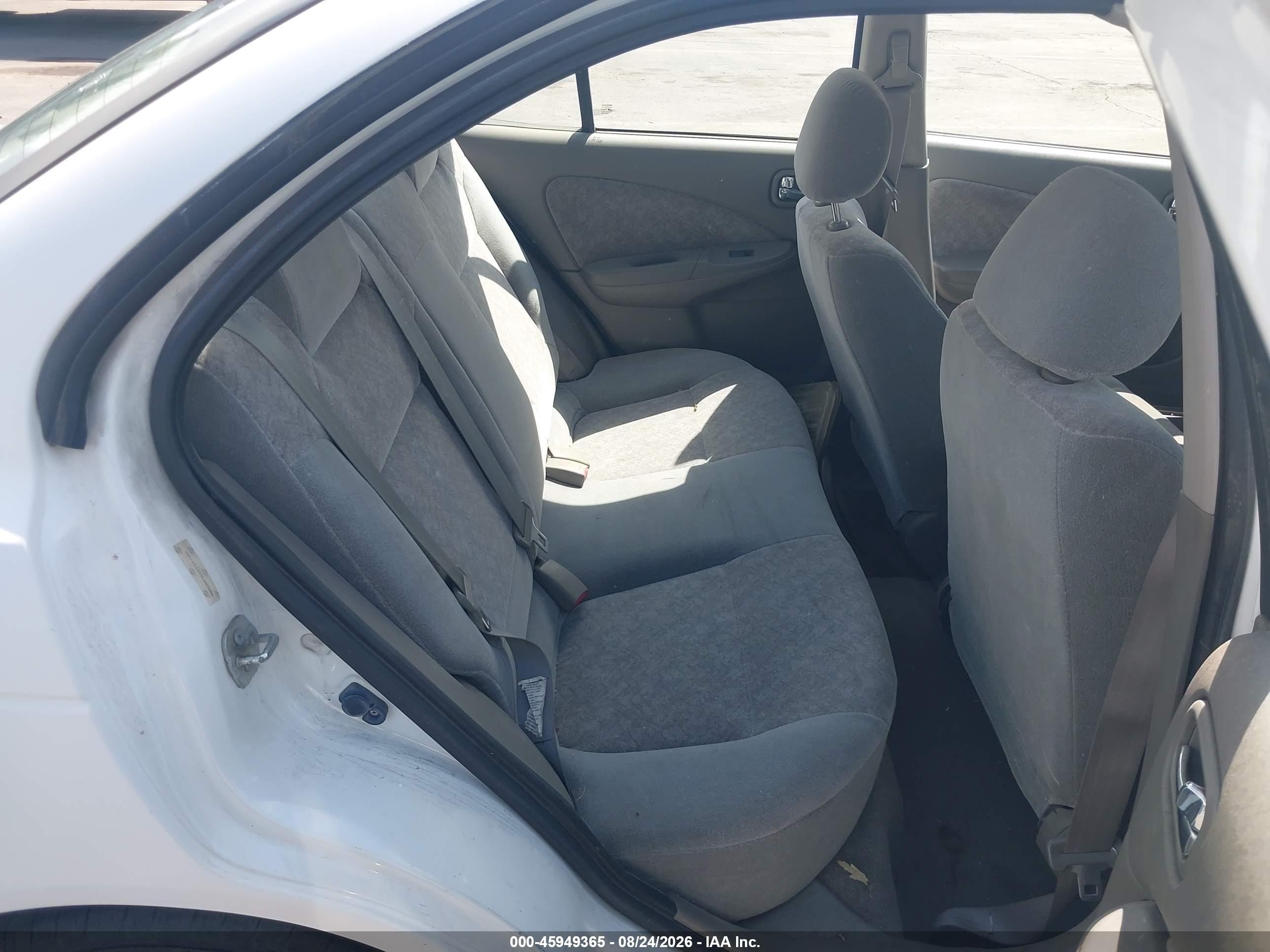 2002 Nissan Sentra Gxe White vin: 3N1CB51D22L602686