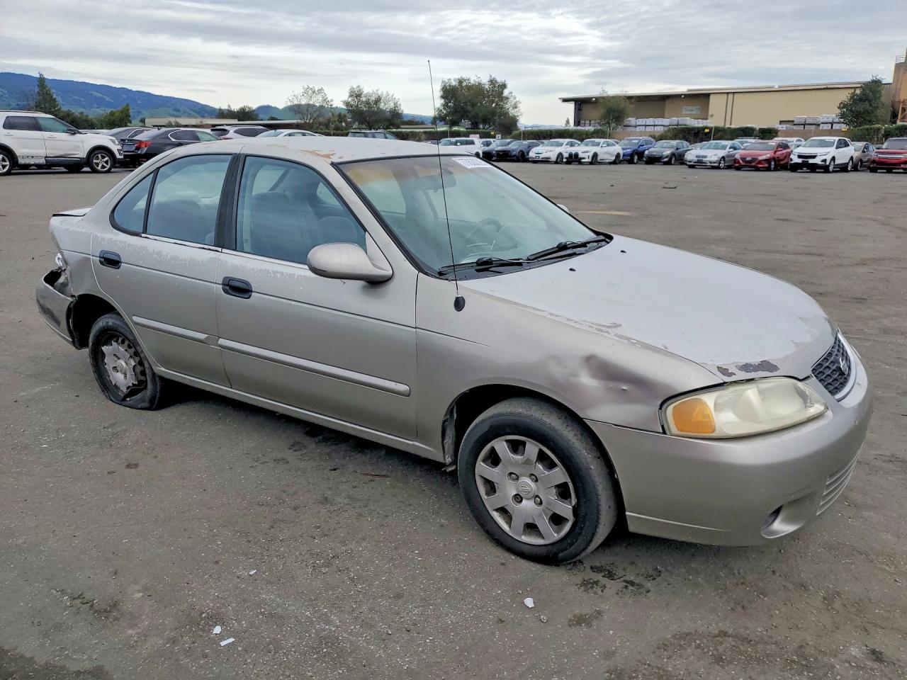 2002 Nissan Sentra Бежевый vin: 3N1CB51D22L623005