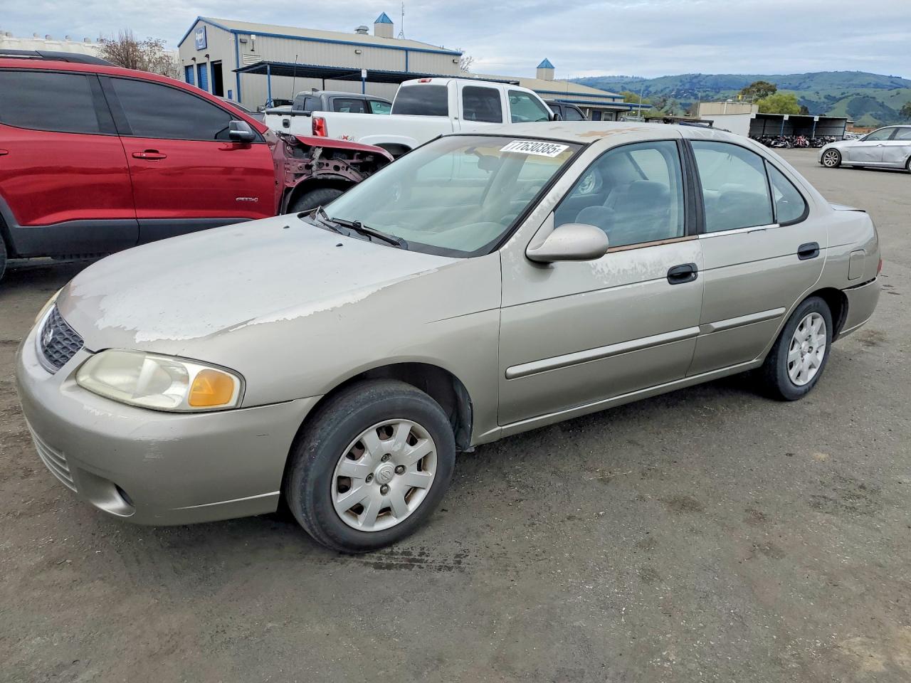 2002 Nissan Sentra Бежевый vin: 3N1CB51D22L623005