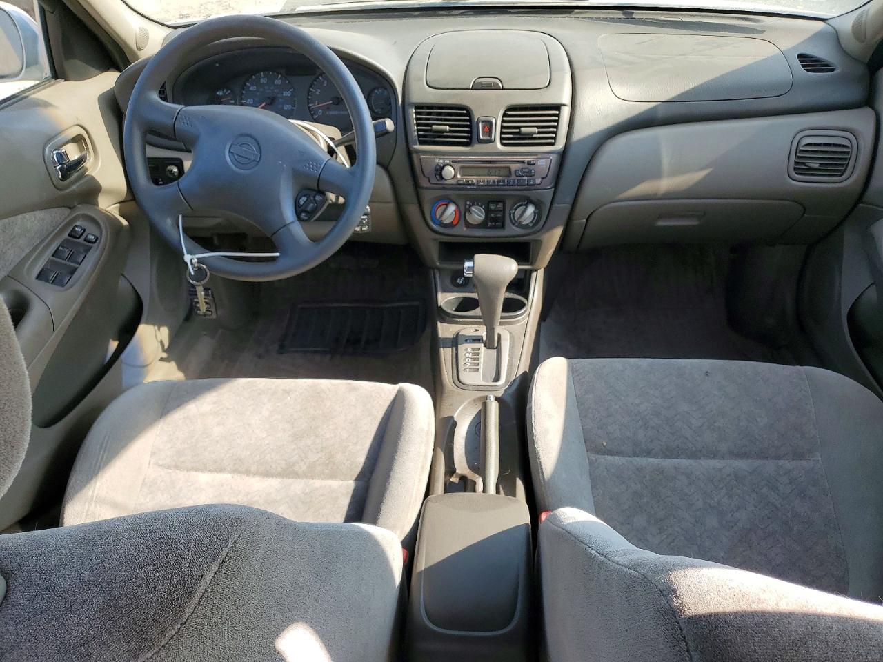 2002 Nissan Sentra Xe Silver vin: 3N1CB51D22L684838