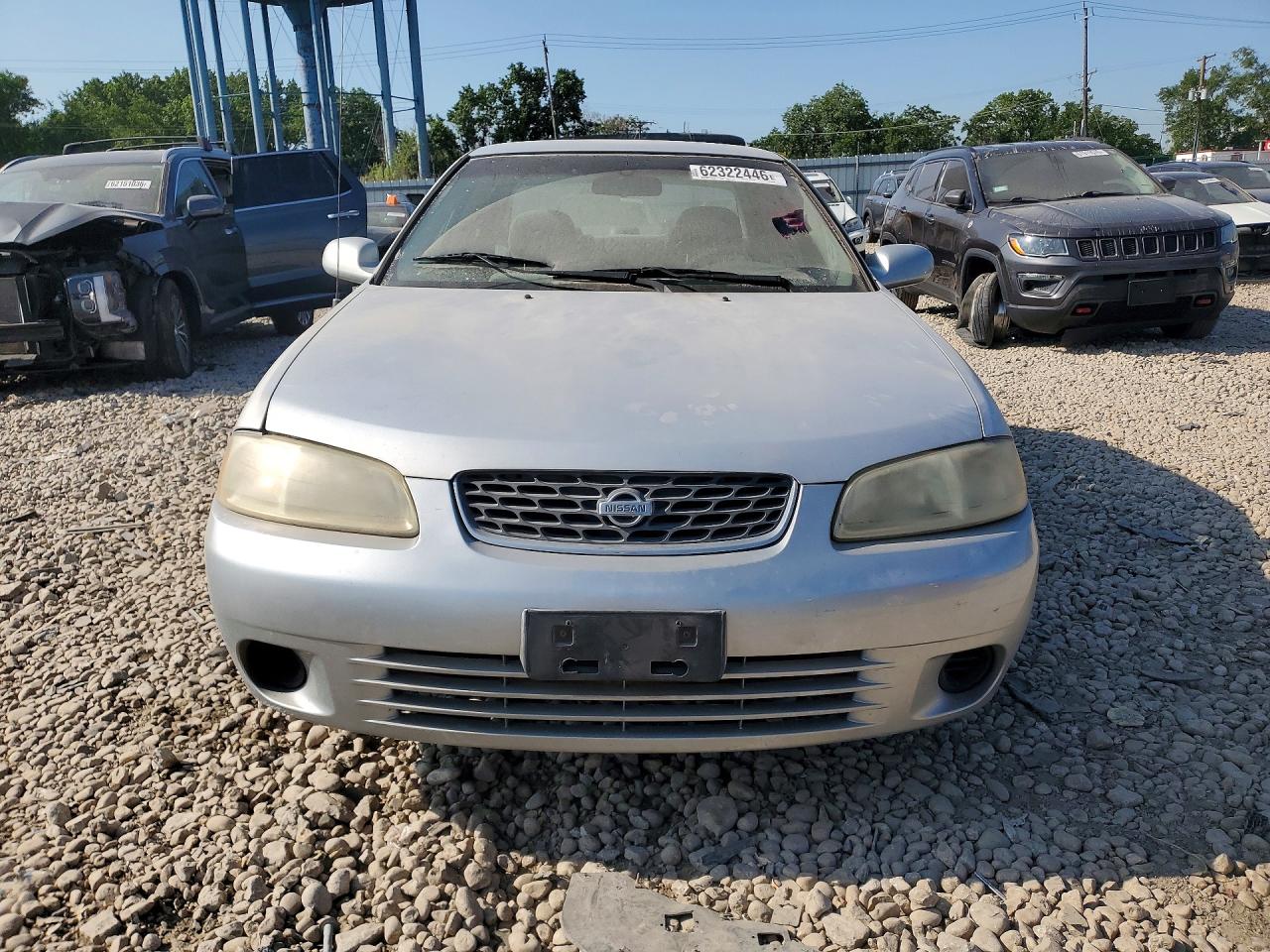 2002 Nissan Sentra Xe Silver vin: 3N1CB51D22L684838