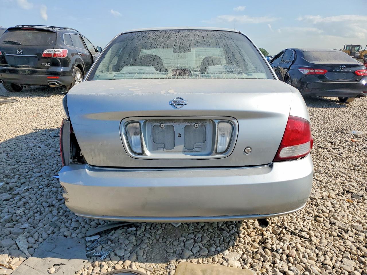 2002 Nissan Sentra Xe Silver vin: 3N1CB51D22L684838