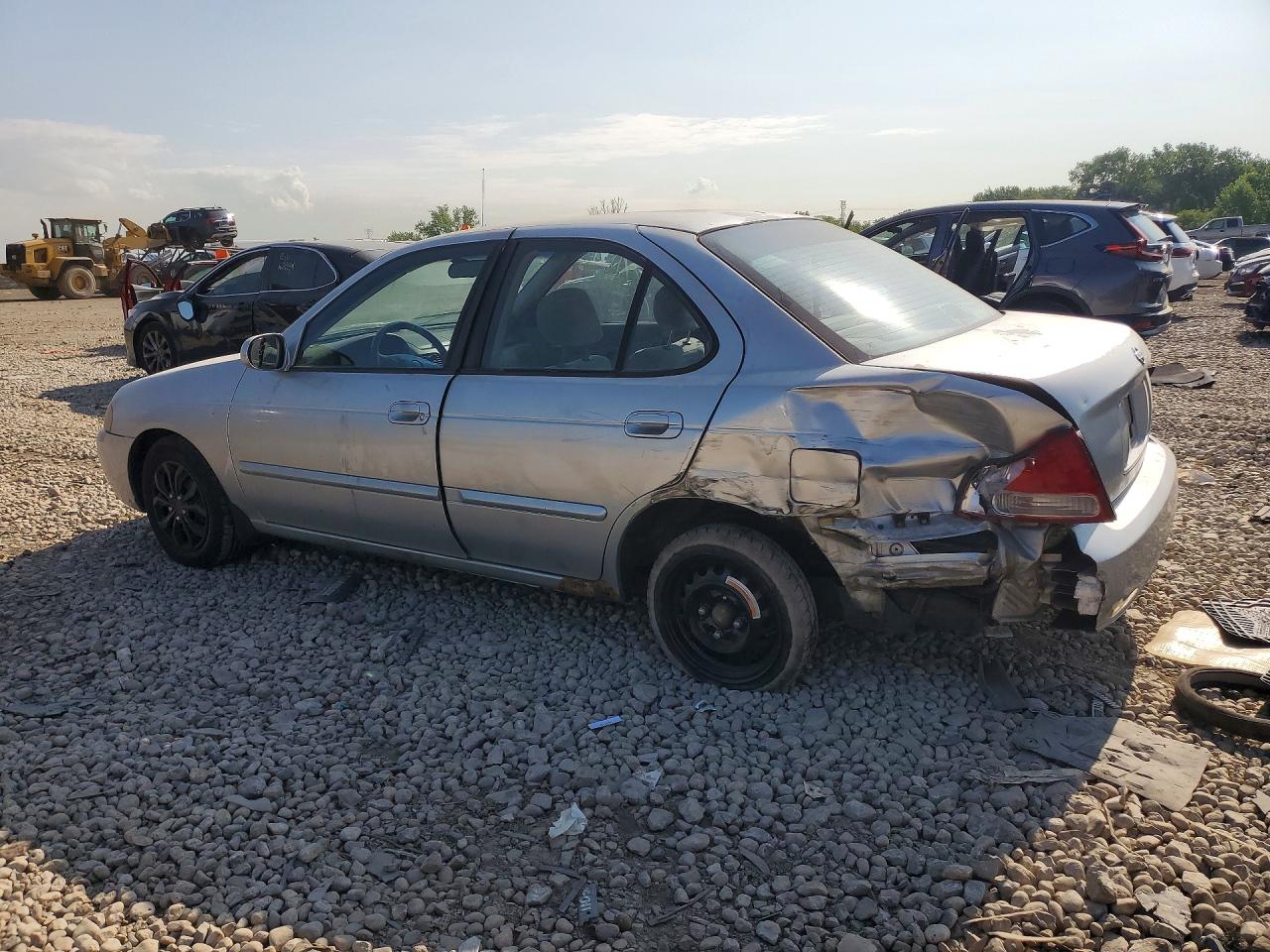 2002 Nissan Sentra Xe Silver vin: 3N1CB51D22L684838