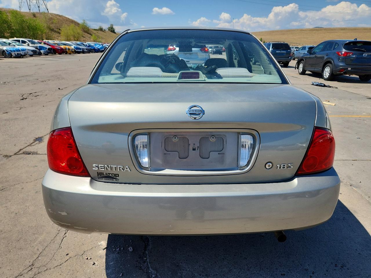 2004 Nissan Sentra 1.8 Silver vin: 3N1CB51D24L488076