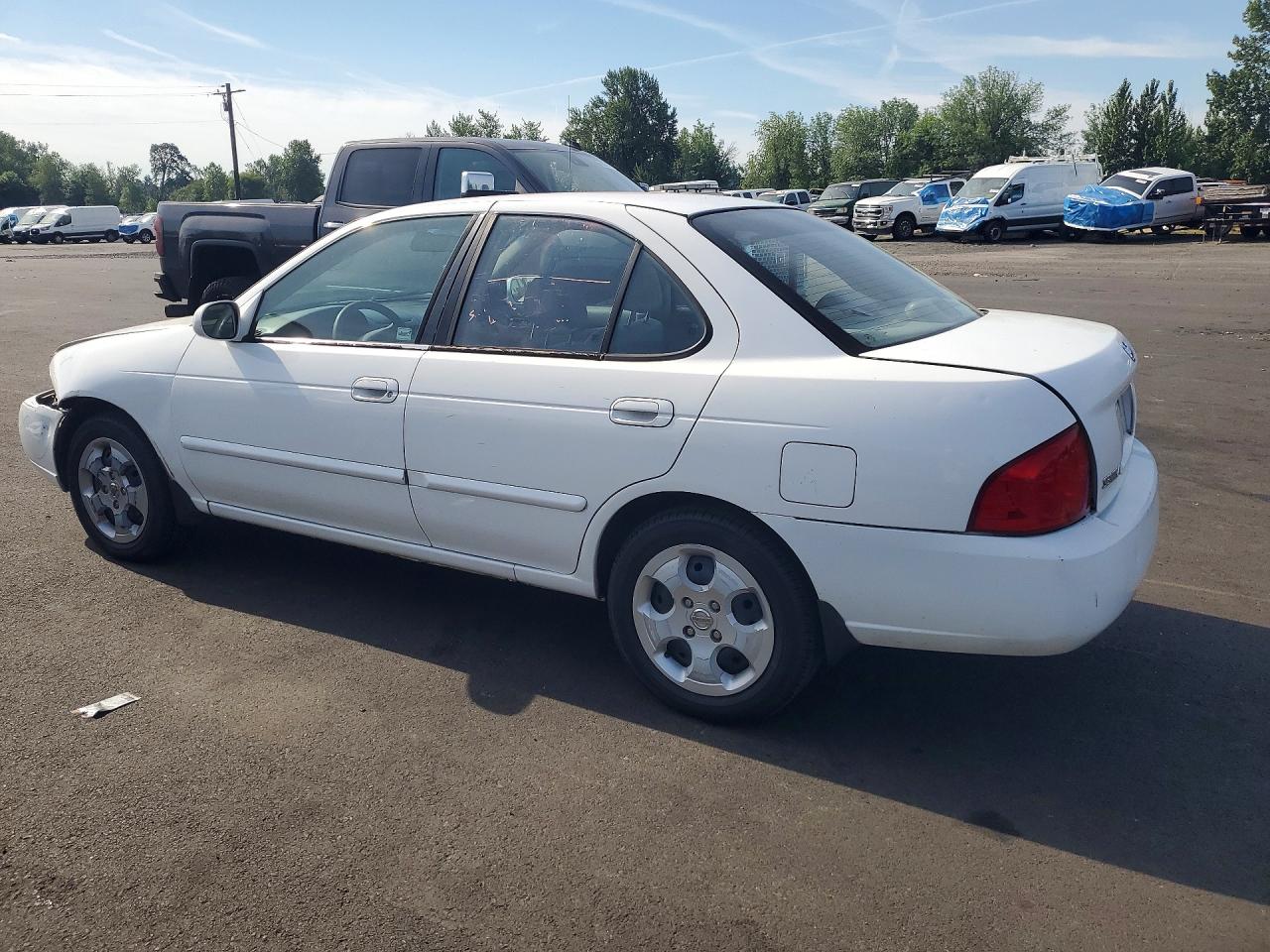 2004 Nissan Sentra 1.8 White vin: 3N1CB51D24L908886