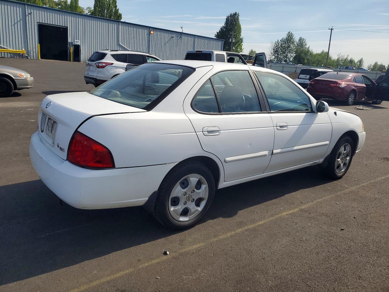 2004 Nissan Sentra 1.8 White vin: 3N1CB51D24L908886