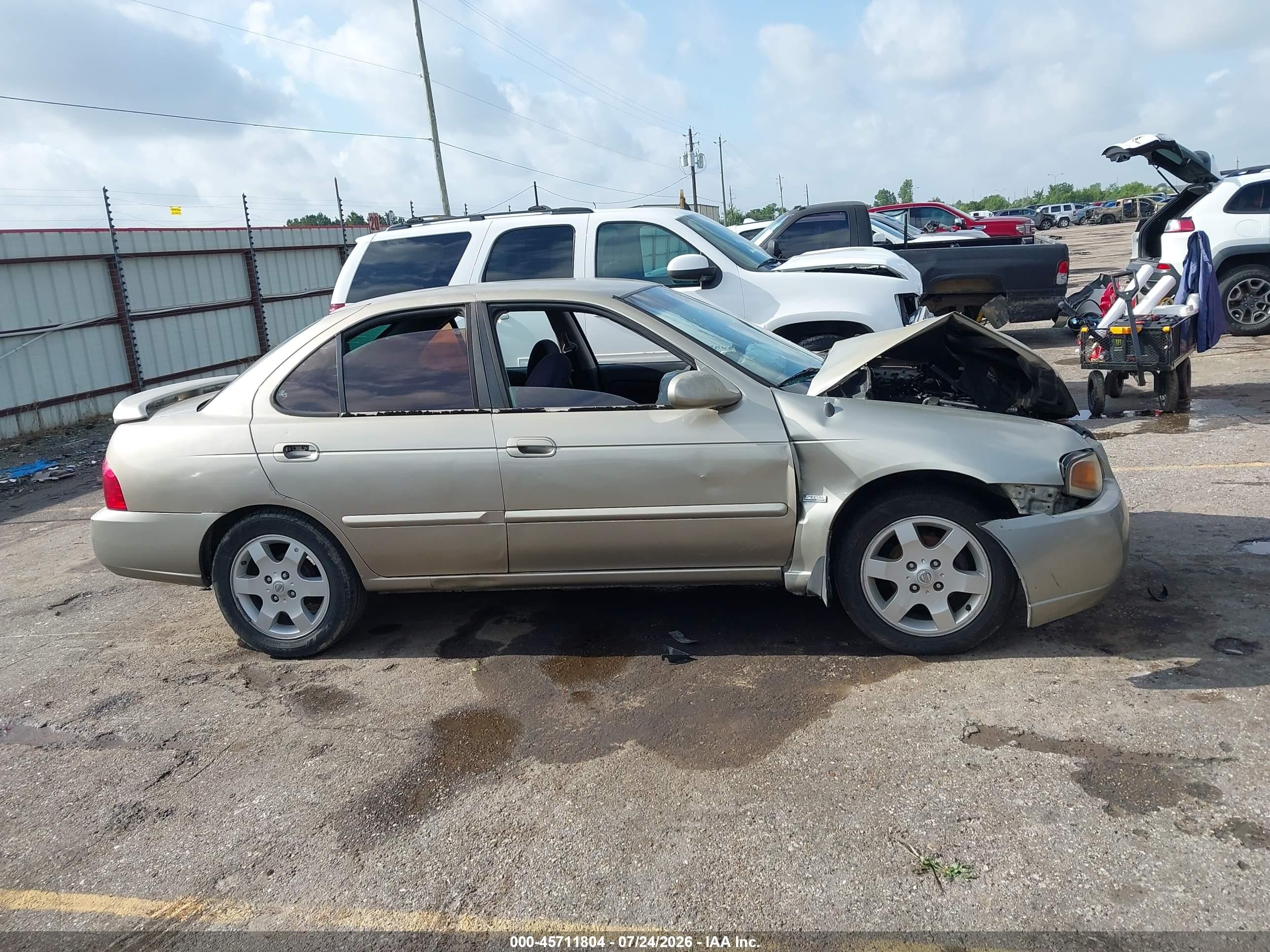 2005 Nissan Sentra 1.8s Beige vin: 3N1CB51D25L483011