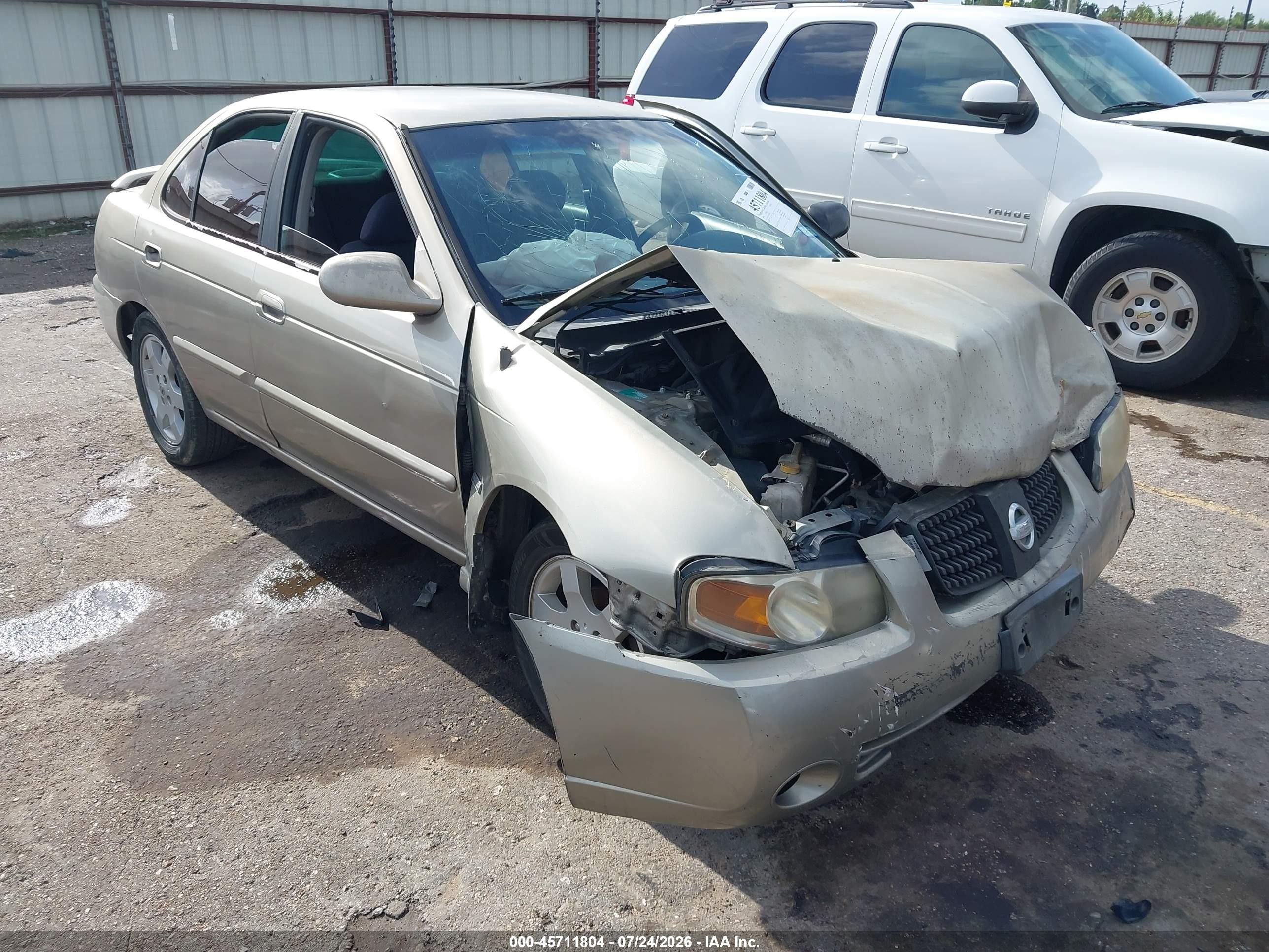 2005 Nissan Sentra 1.8s Beige vin: 3N1CB51D25L483011