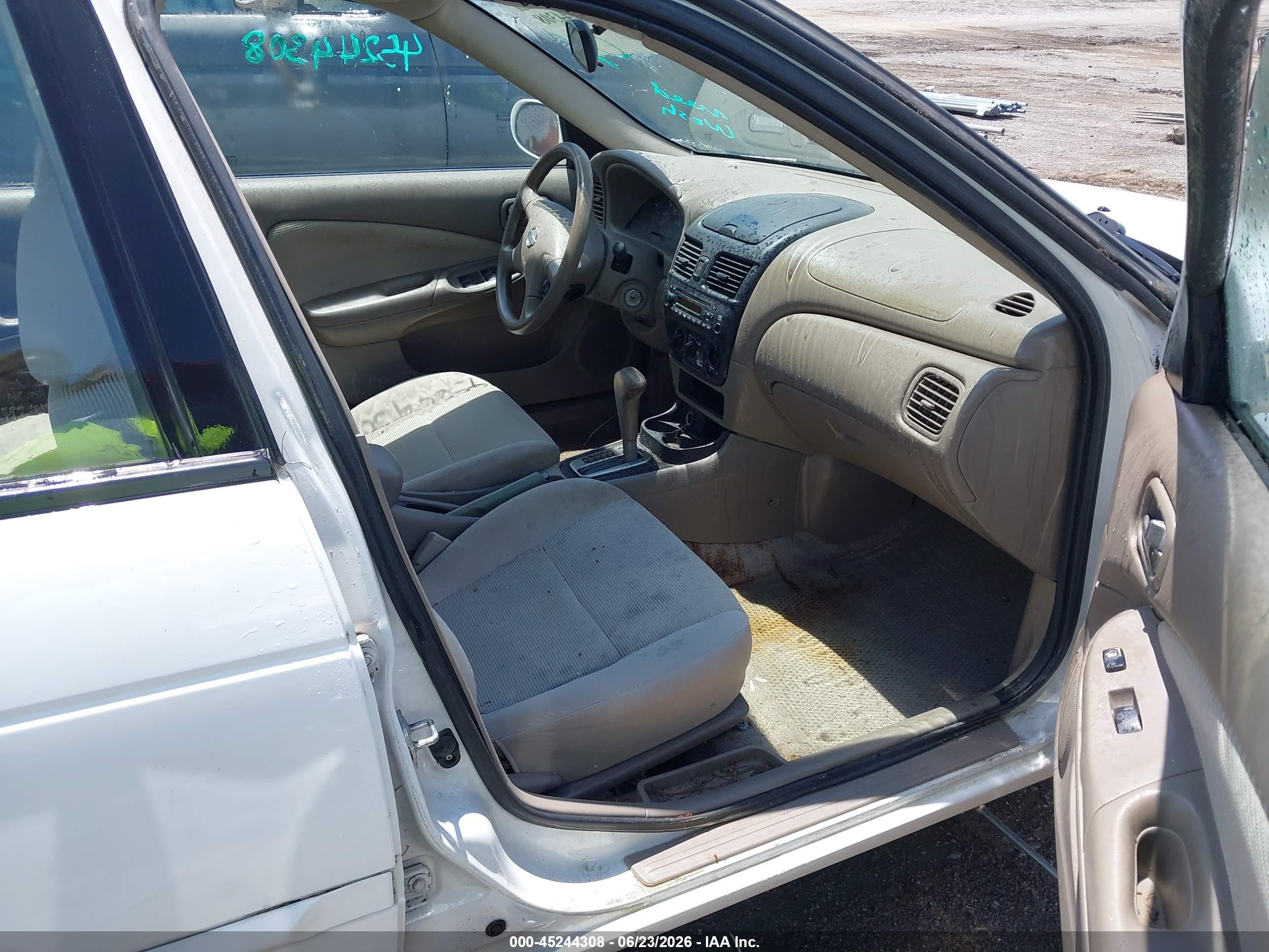 2005 Nissan Sentra 1.8s White vin: 3N1CB51D25L530005