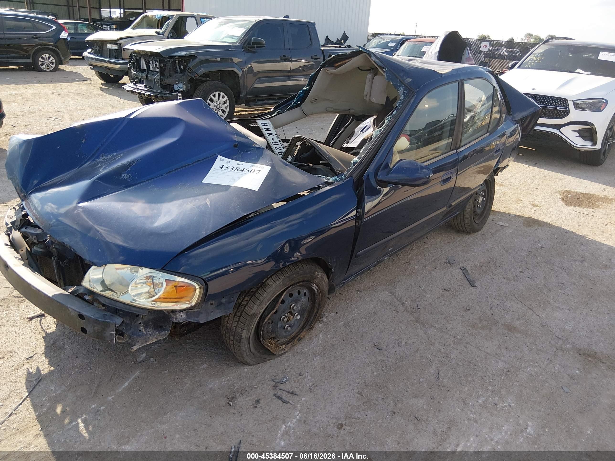 2005 Nissan Sentra 1.8s Blue vin: 3N1CB51D25L543787