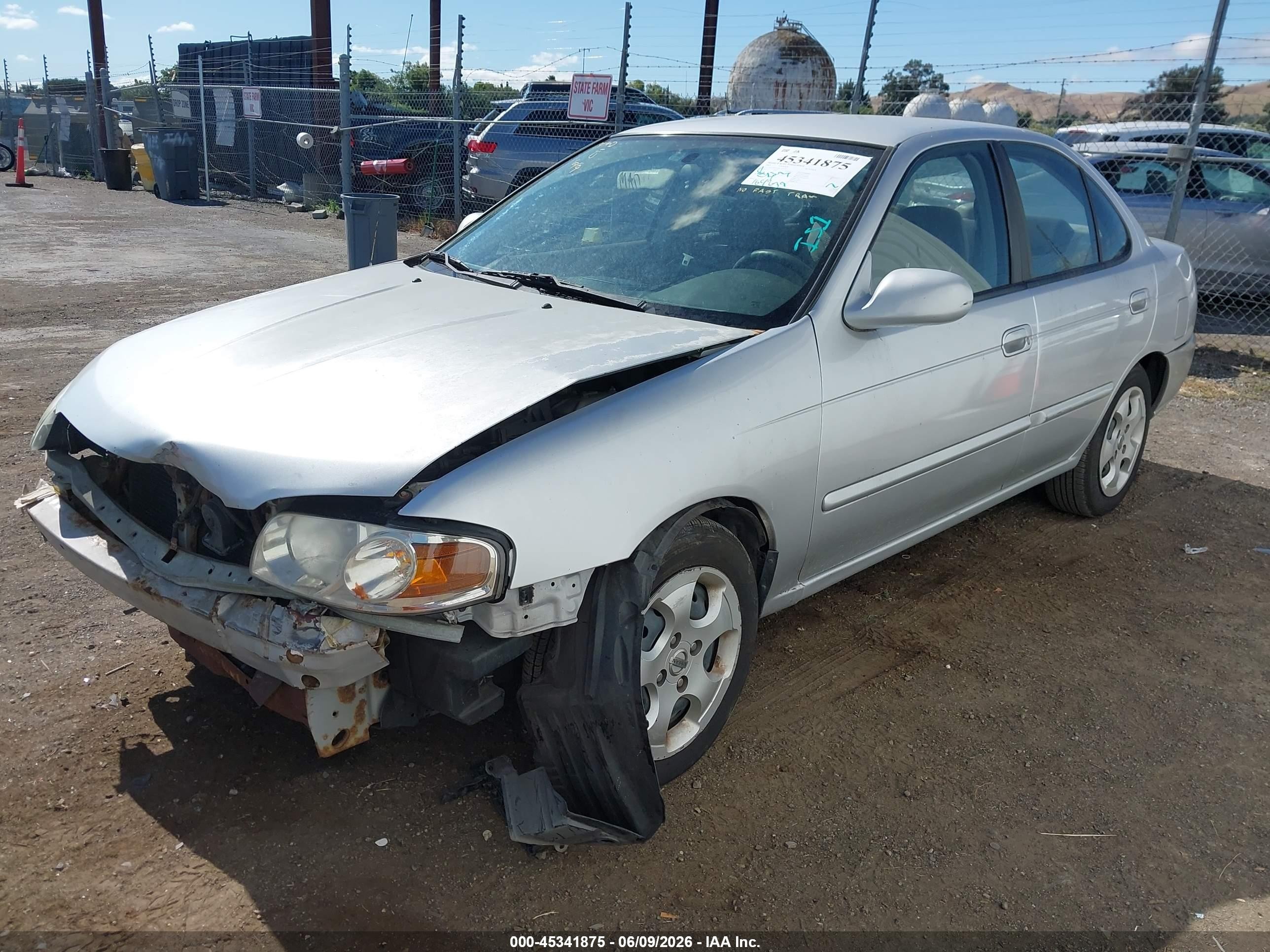 2005 Nissan Sentra 1.8s Silver vin: 3N1CB51D25L550352