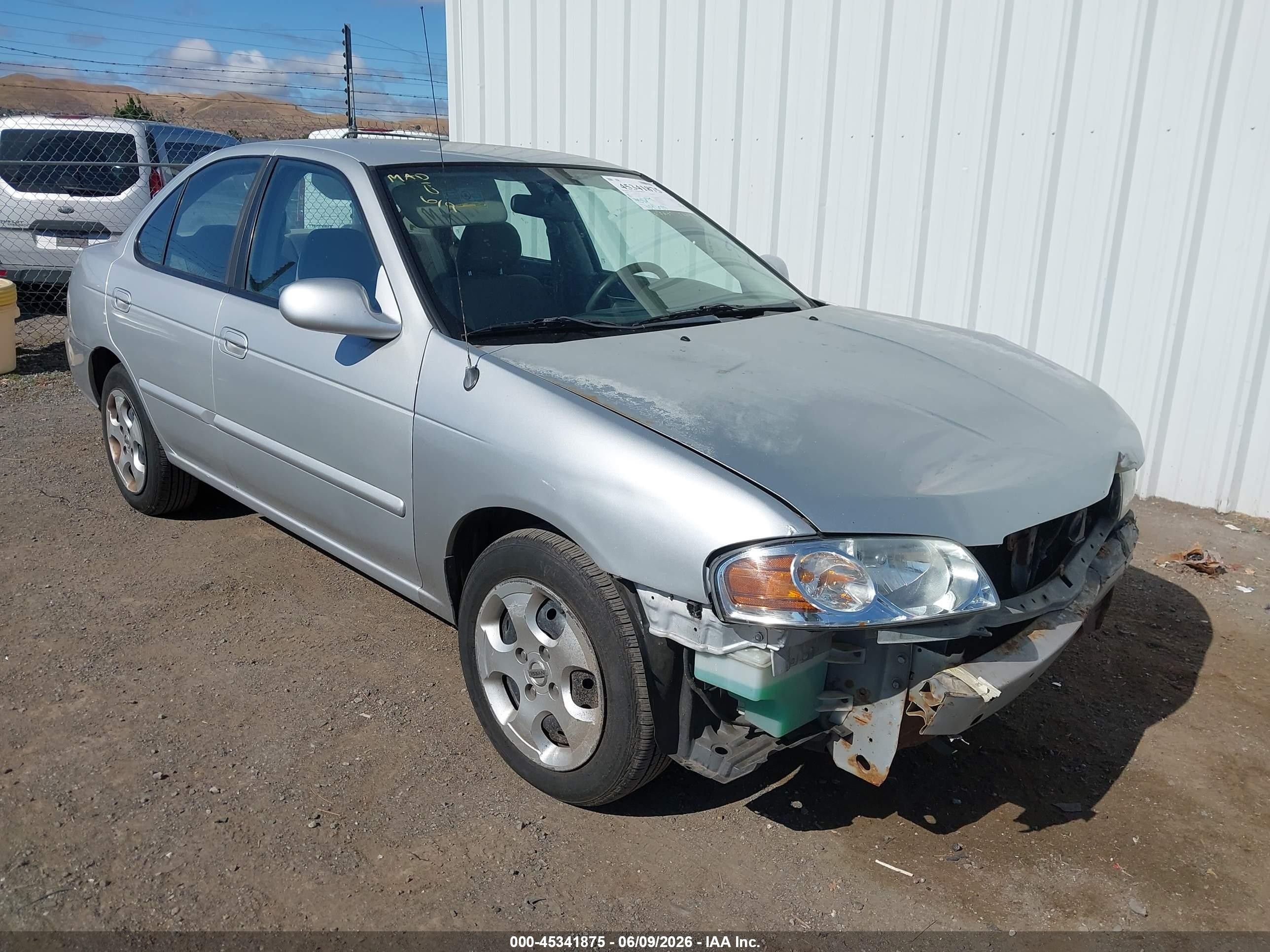 2005 Nissan Sentra 1.8s Silver vin: 3N1CB51D25L550352