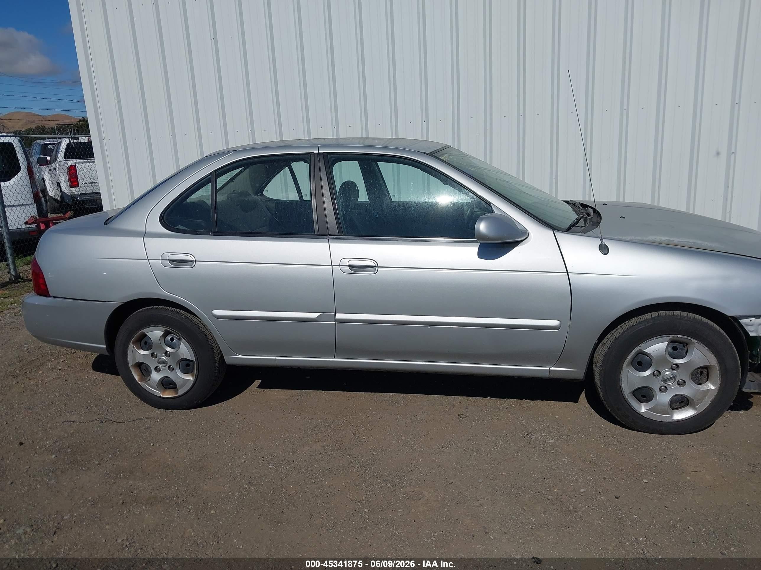 2005 Nissan Sentra 1.8s Silver vin: 3N1CB51D25L550352