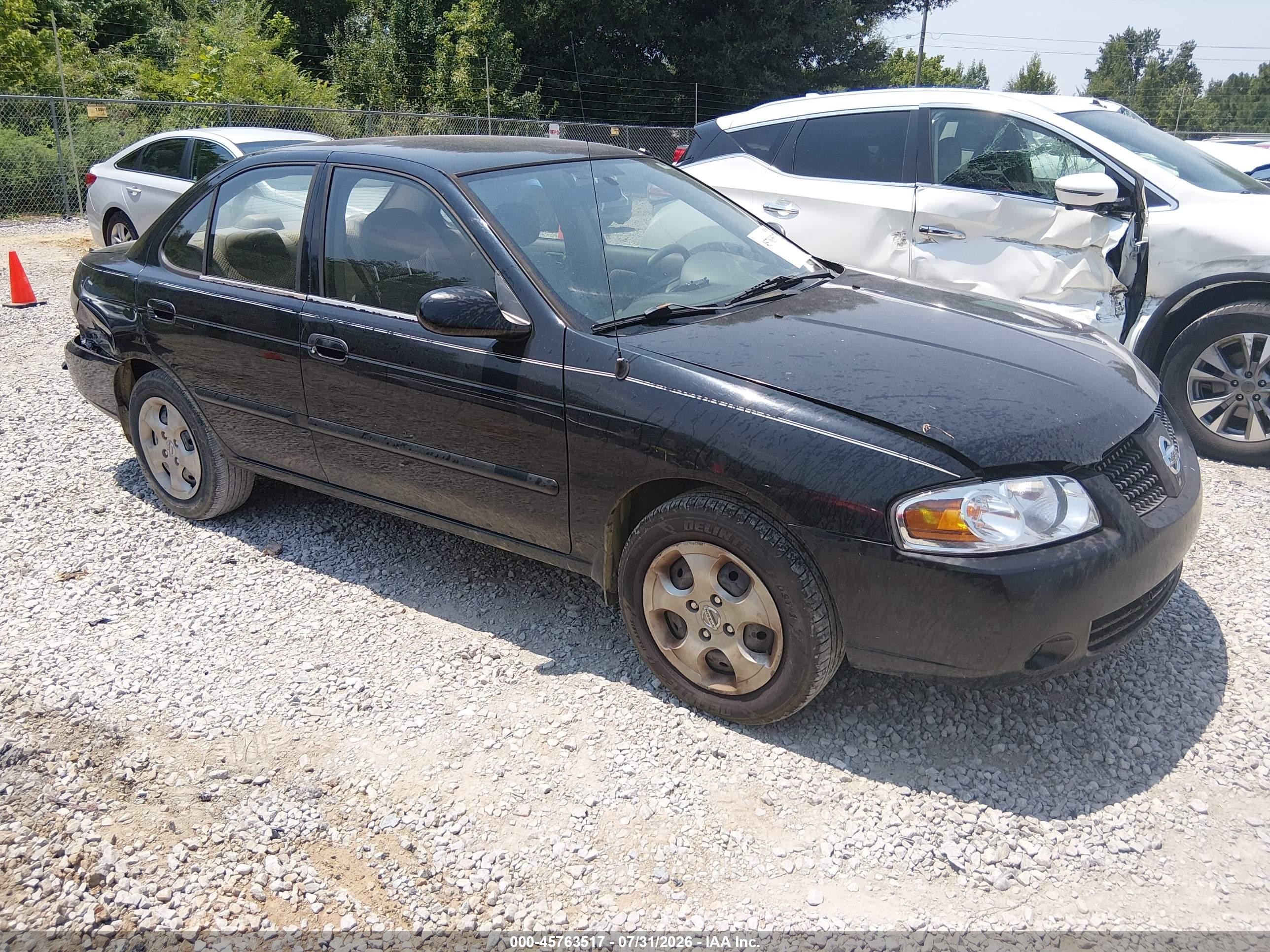 2005 Nissan Sentra 1.8 Black vin: 3N1CB51D25L557866