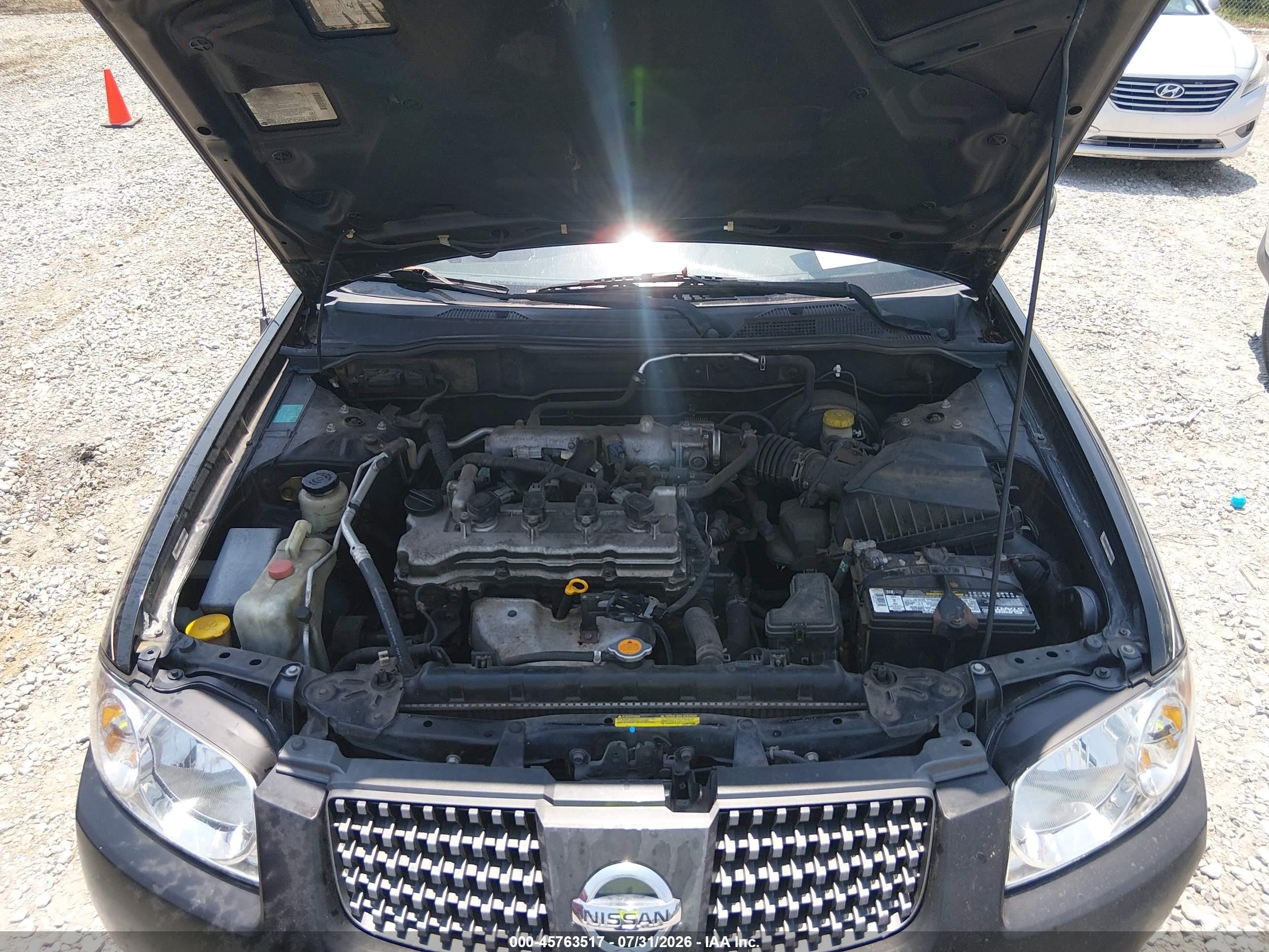 2005 Nissan Sentra 1.8 Black vin: 3N1CB51D25L557866